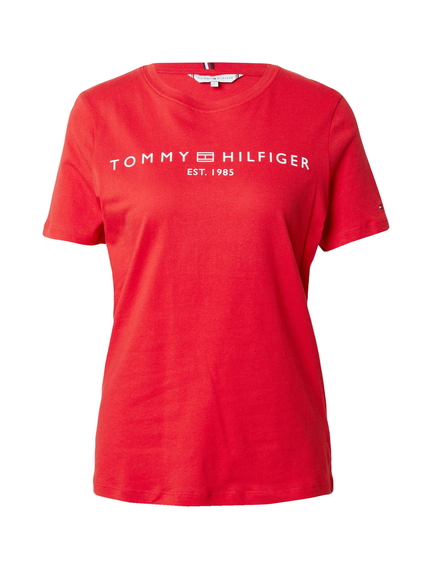 TOMMY HILFIGER Tricou roșu / alb - Pled.ro