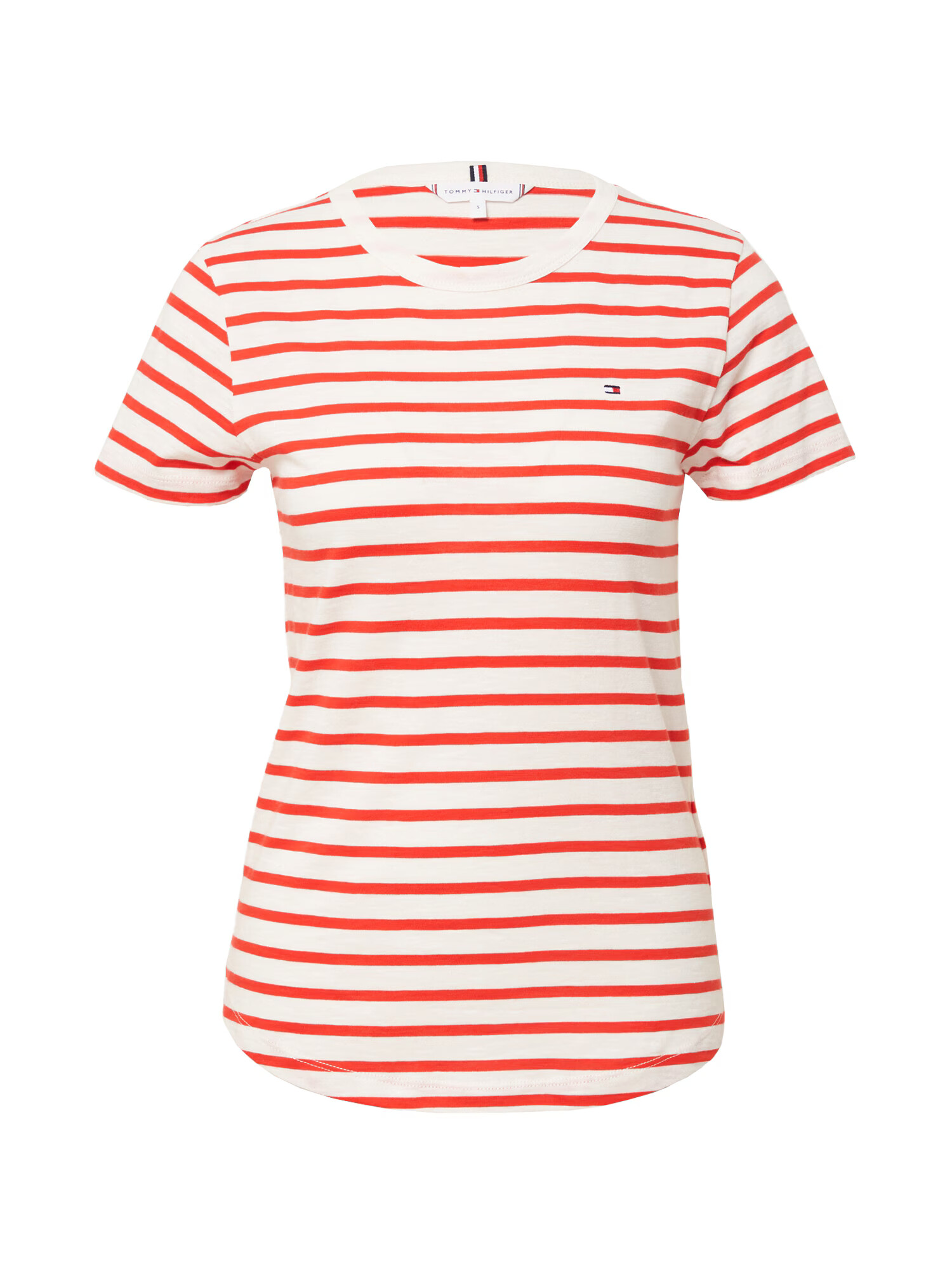 TOMMY HILFIGER Tricou roșu / alb - Pled.ro