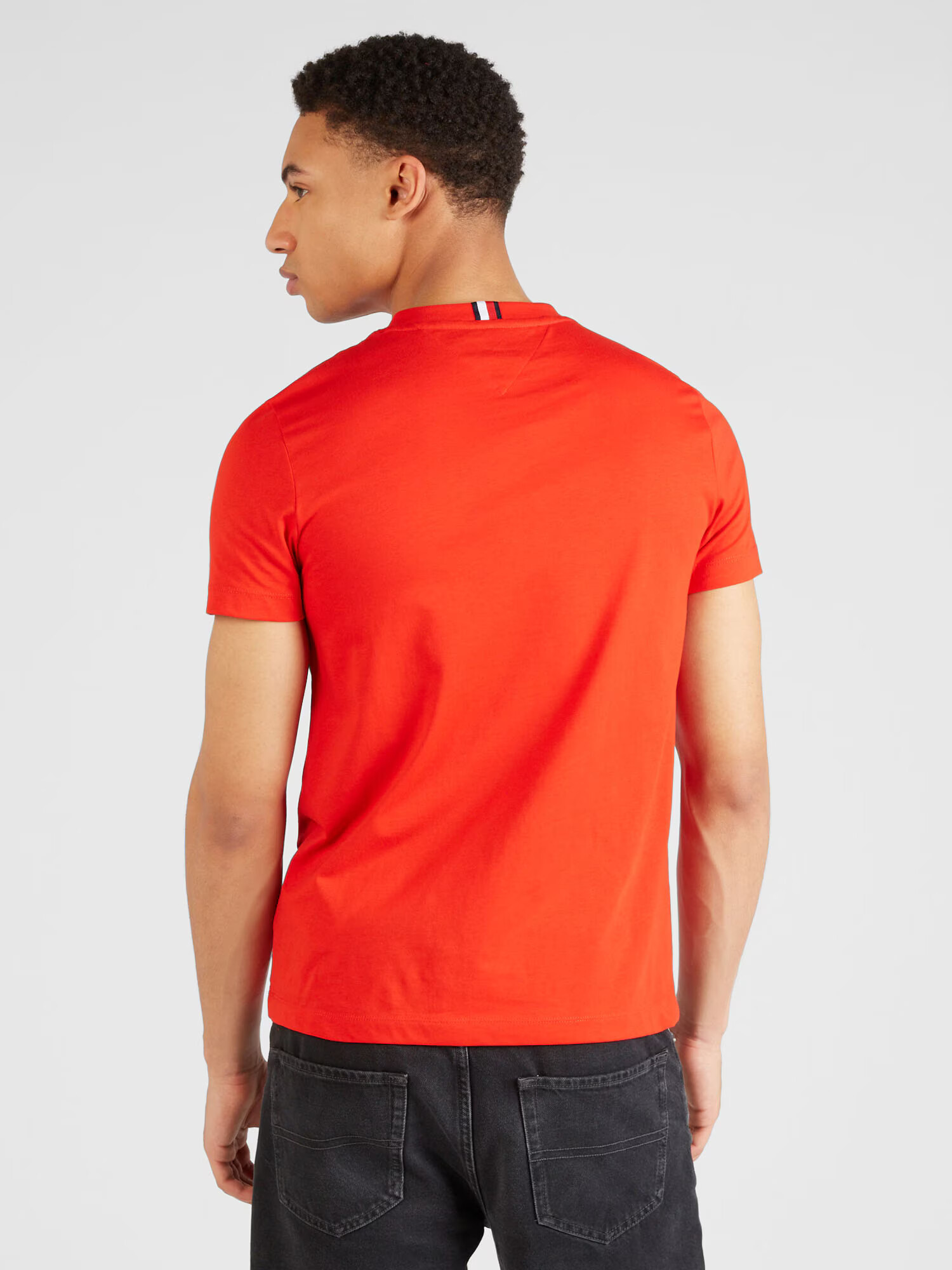 TOMMY HILFIGER Tricou roșu bordeaux / roșu orange / negru / alb - Pled.ro