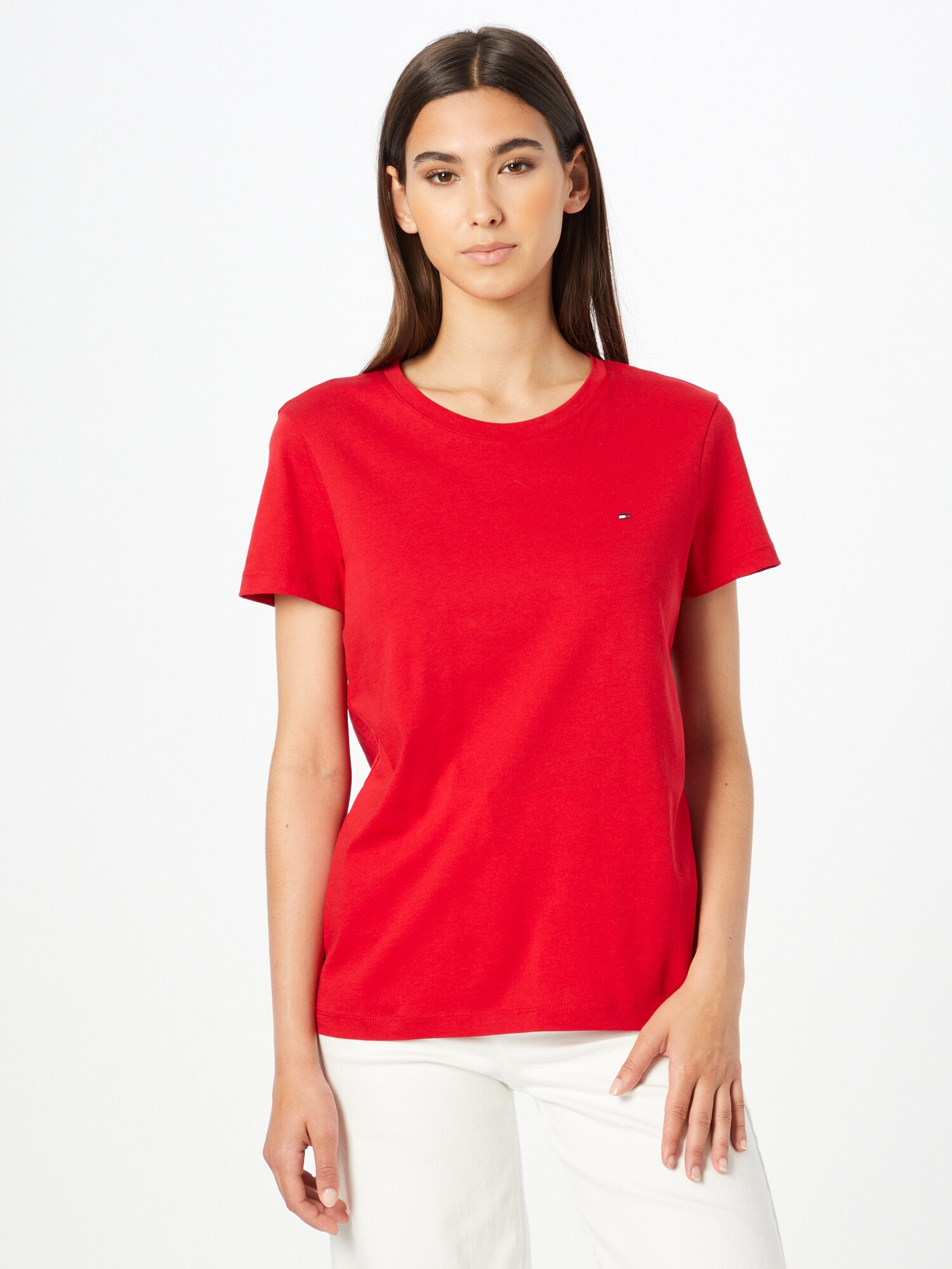 TOMMY HILFIGER Tricou roșu deschis - Pled.ro