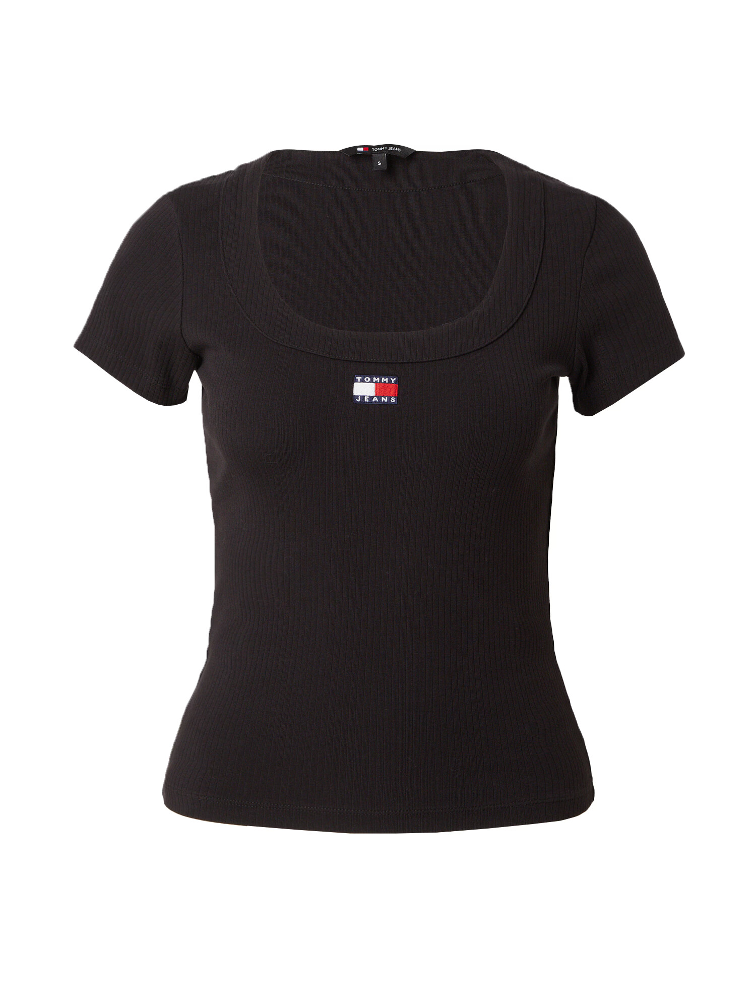 TOMMY HILFIGER Tricou roșu deschis / negru / alb - Pled.ro