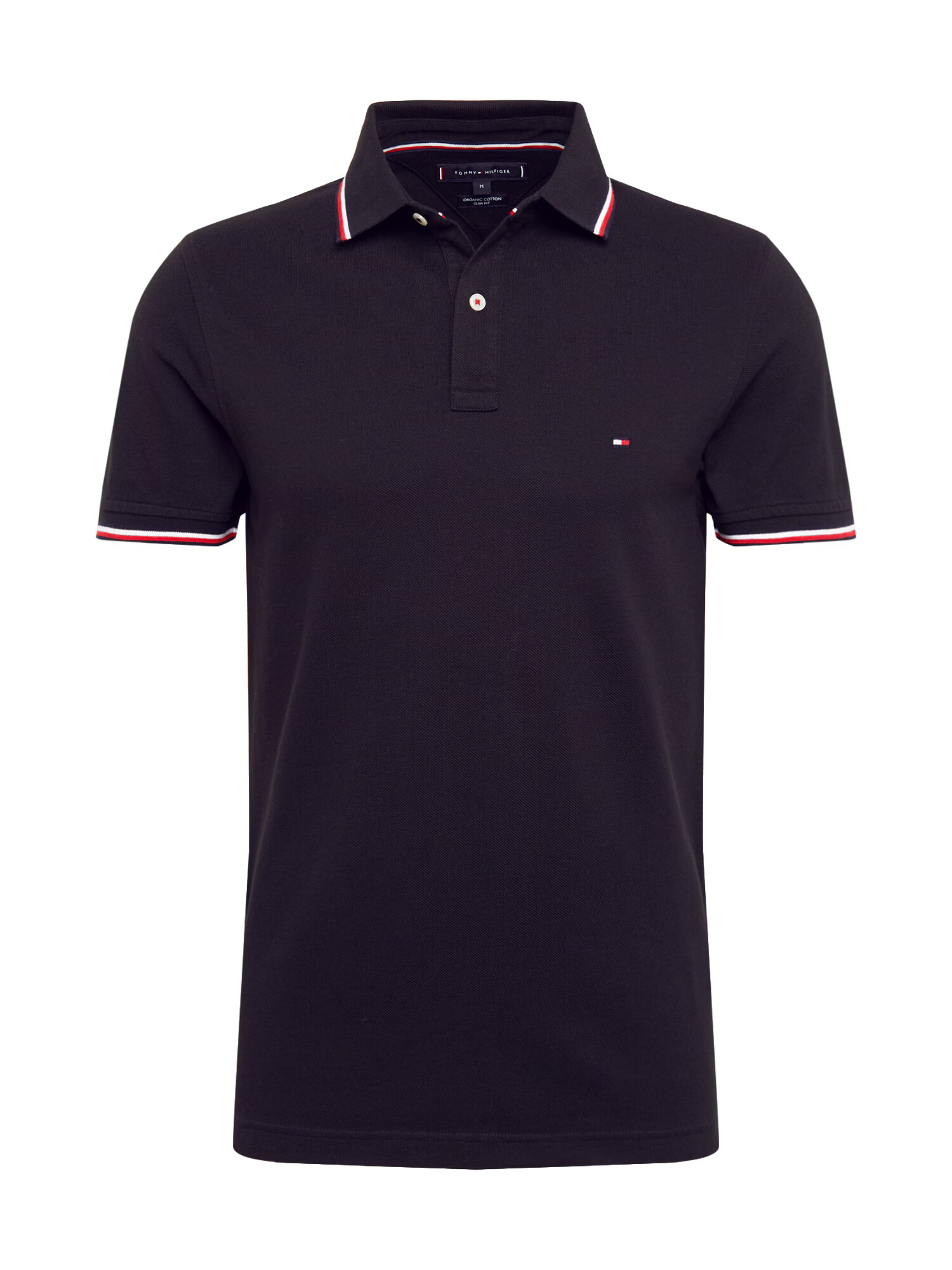 TOMMY HILFIGER Tricou roșu / negru / alb - Pled.ro