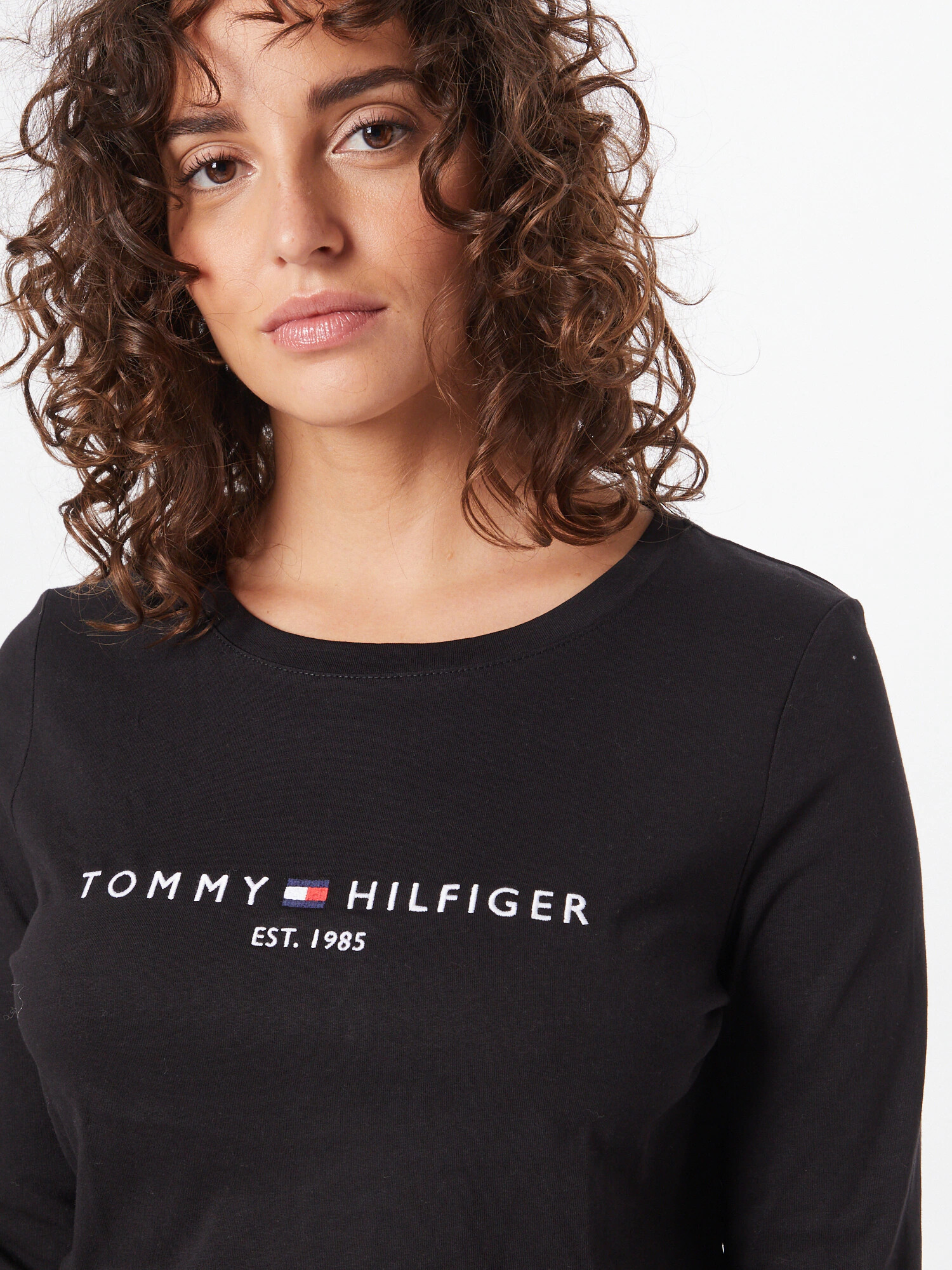 TOMMY HILFIGER Tricou roșu / negru / alb - Pled.ro