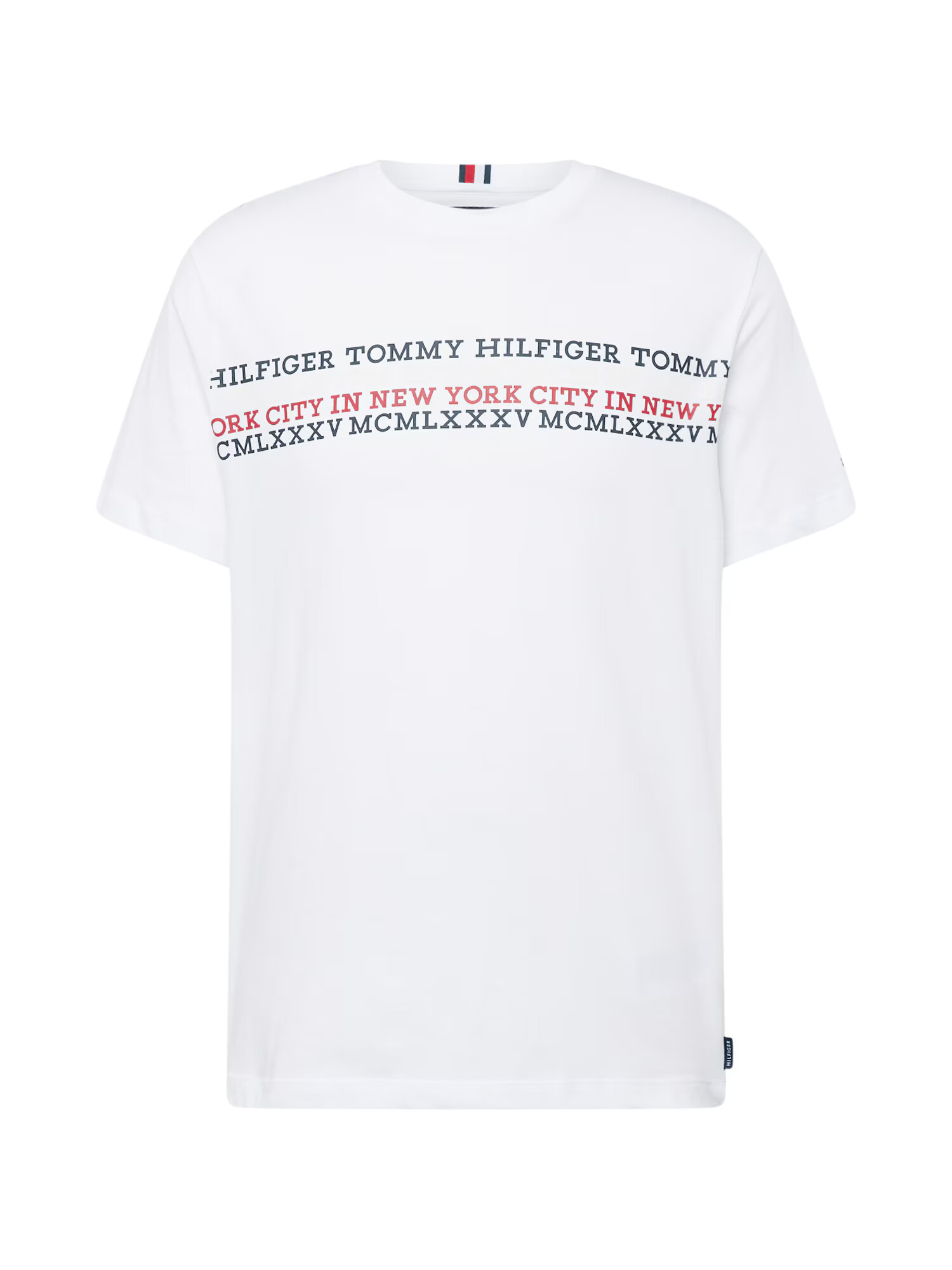 TOMMY HILFIGER Tricou roșu / negru / alb - Pled.ro