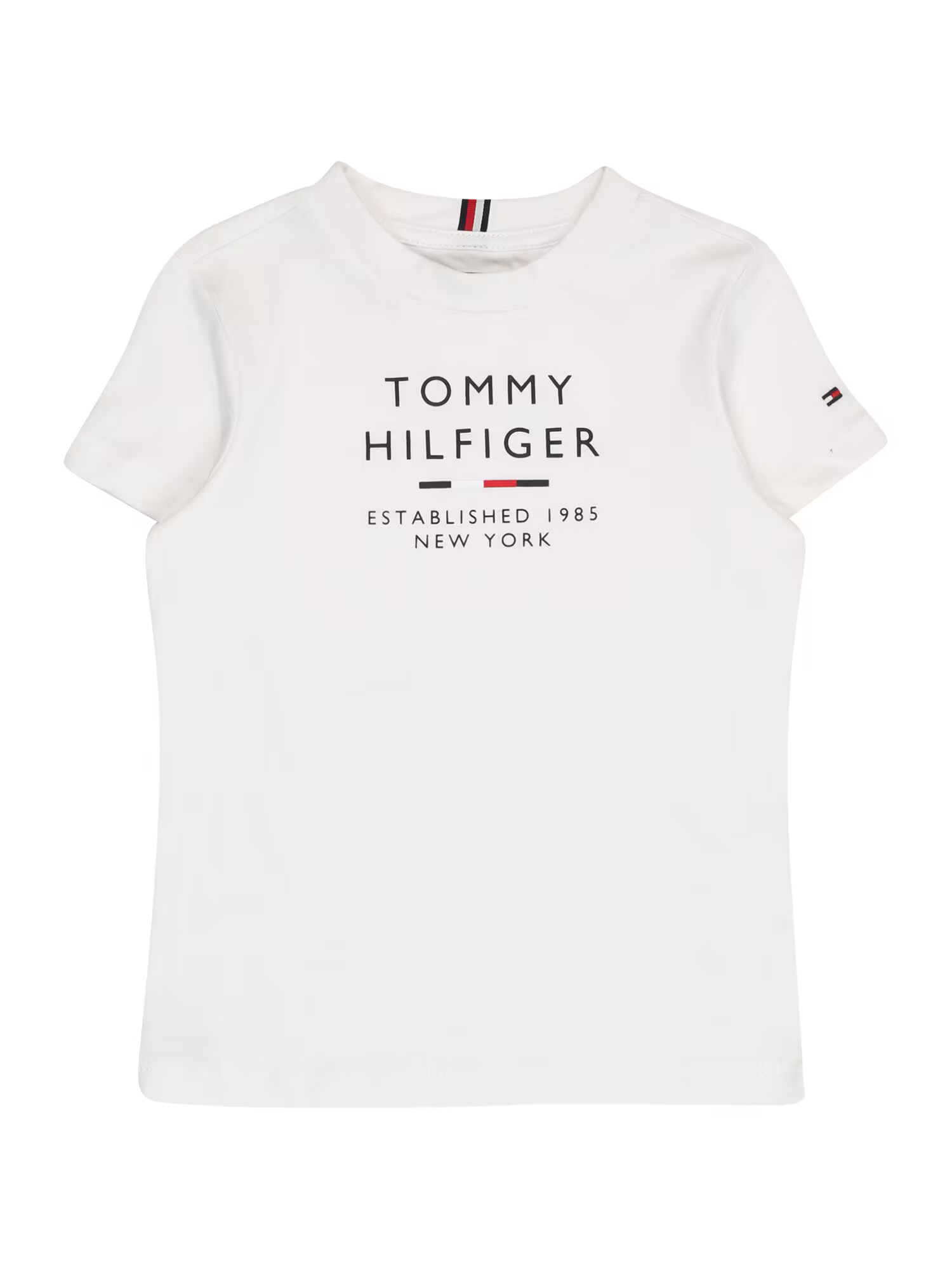 TOMMY HILFIGER Tricou roșu / negru / alb - Pled.ro