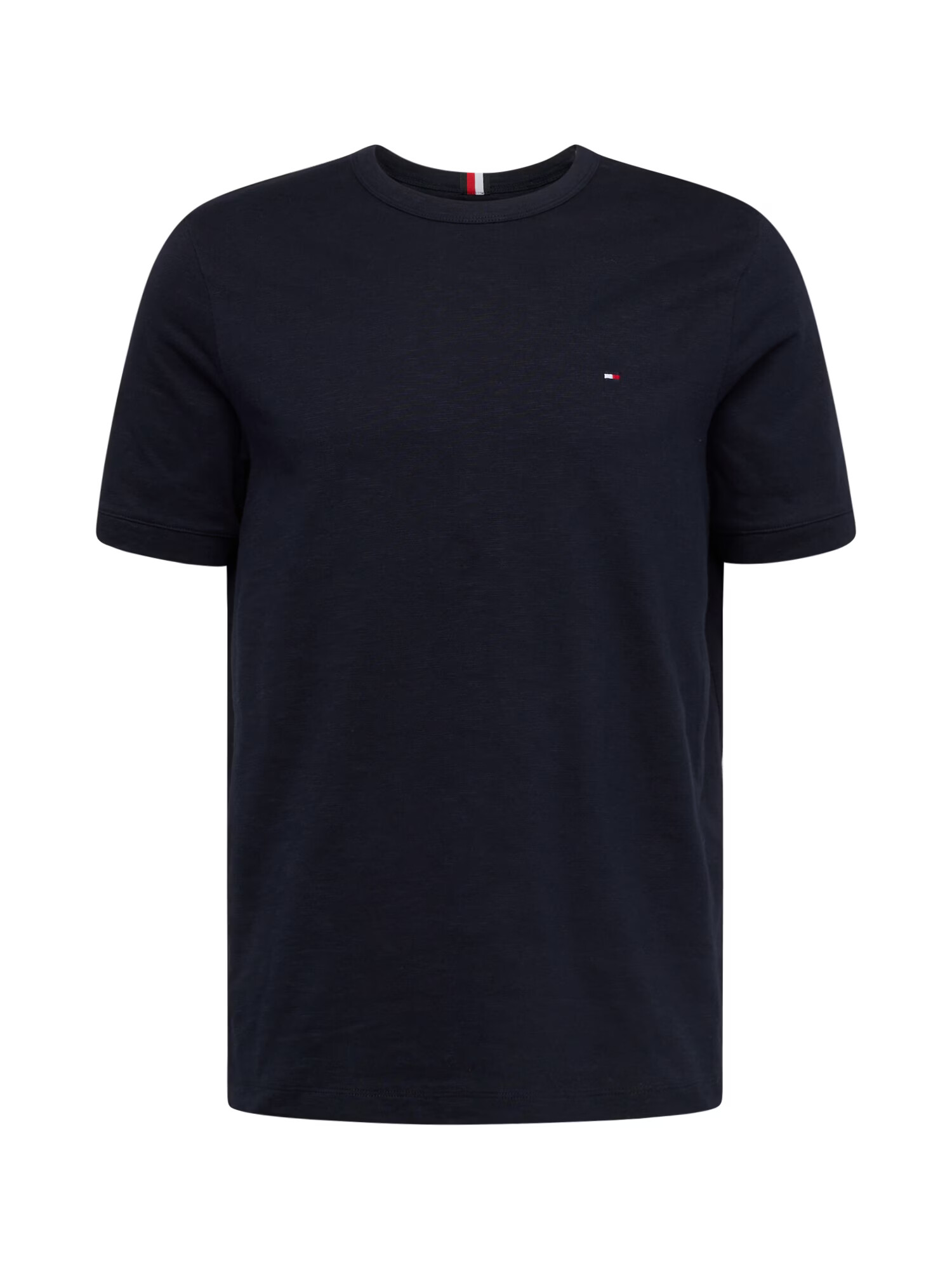 TOMMY HILFIGER Tricou 'SLUB' bleumarin / roșu / alb - Pled.ro