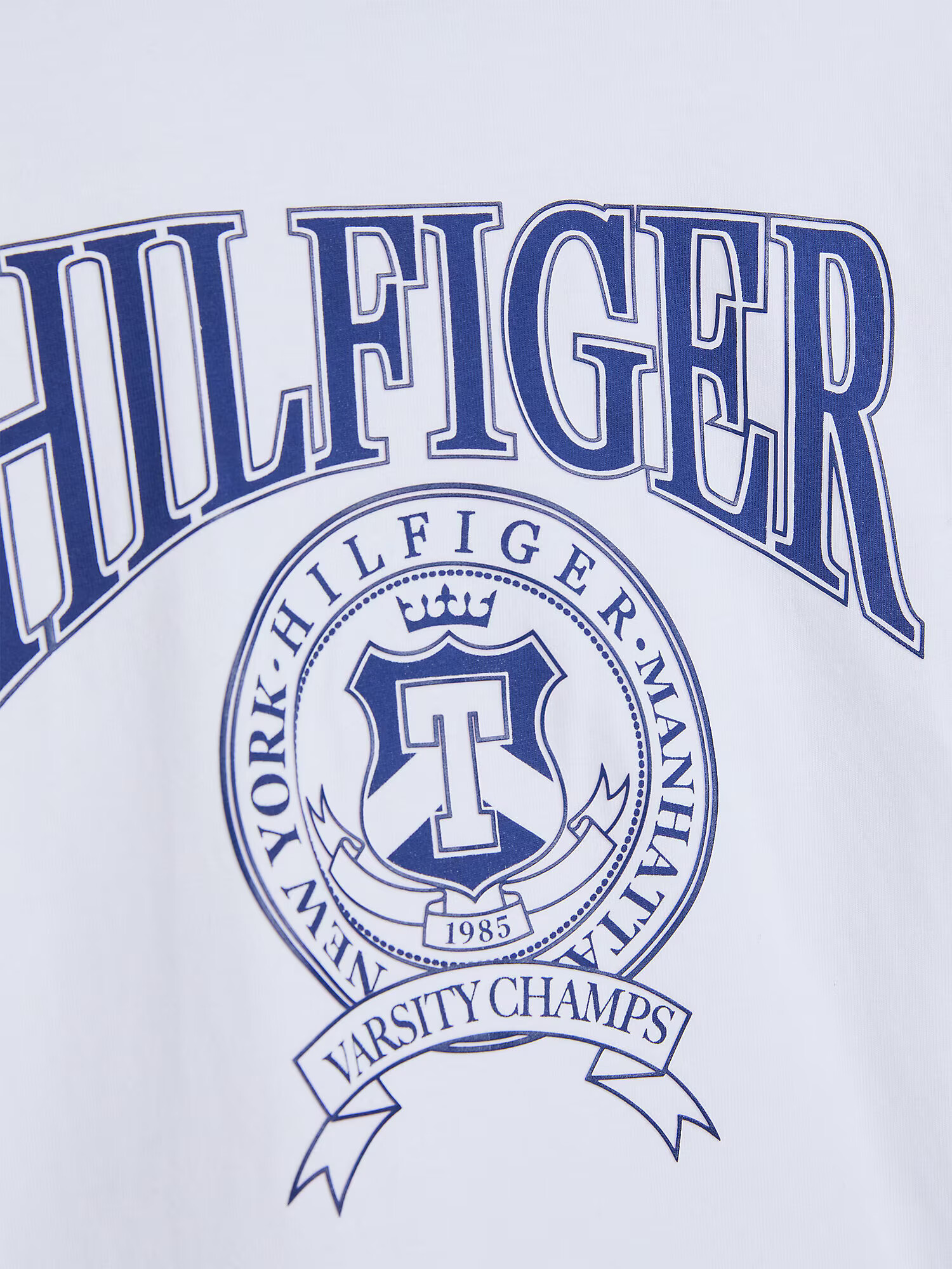 TOMMY HILFIGER Tricou 'Varsity' albastru marin / alb - Pled.ro