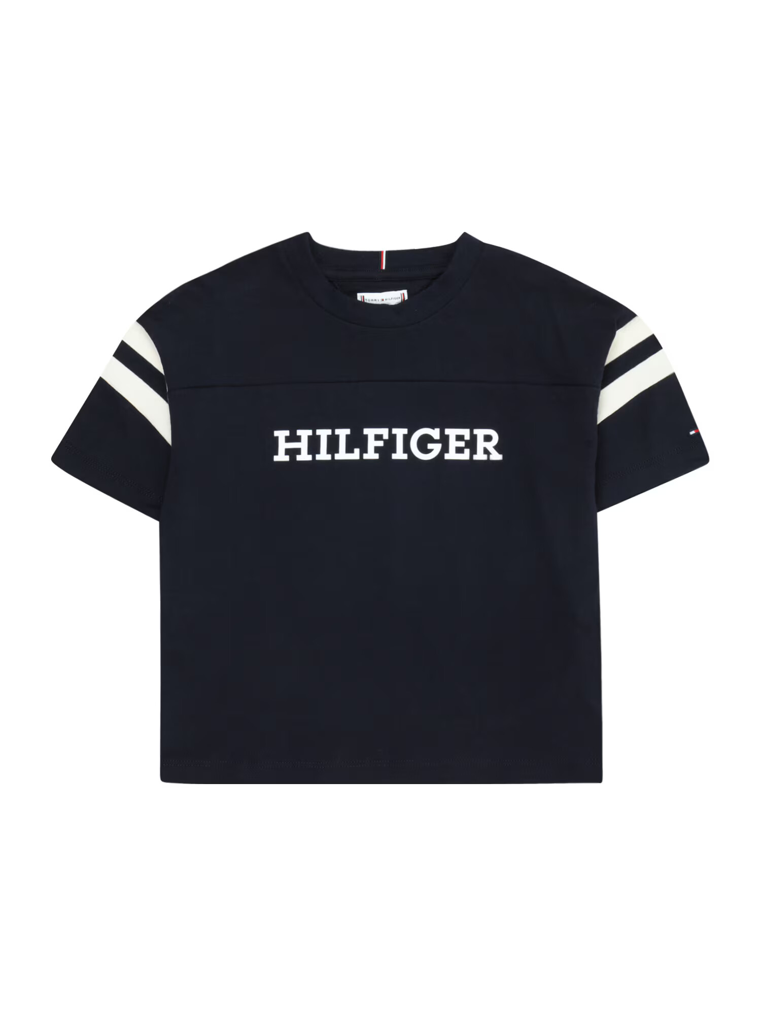 TOMMY HILFIGER Tricou 'Varsity' bleumarin / alb - Pled.ro