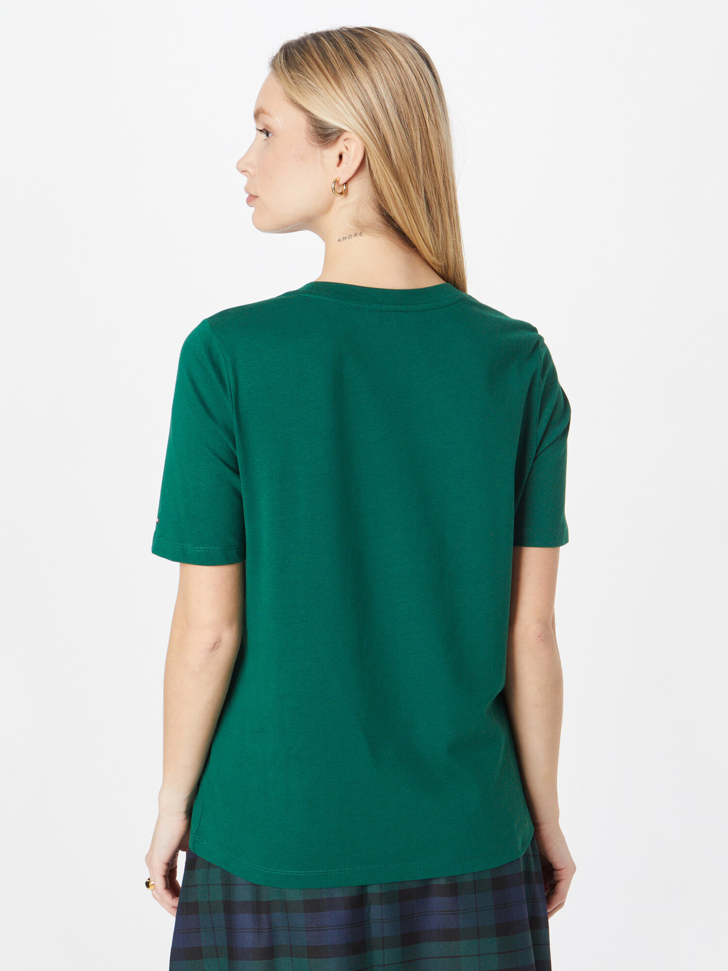 TOMMY HILFIGER Tricou verde - Pled.ro