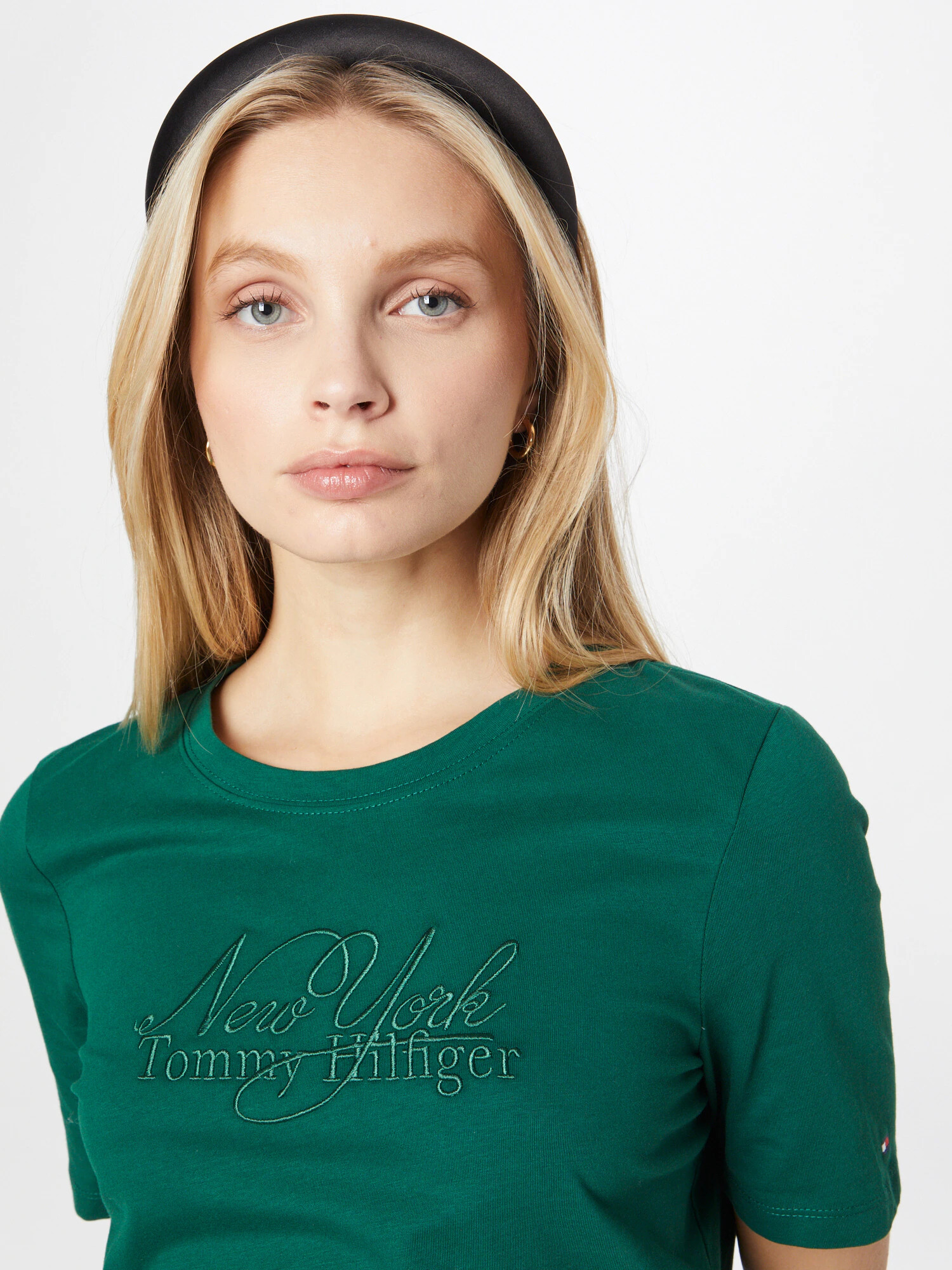 TOMMY HILFIGER Tricou verde - Pled.ro