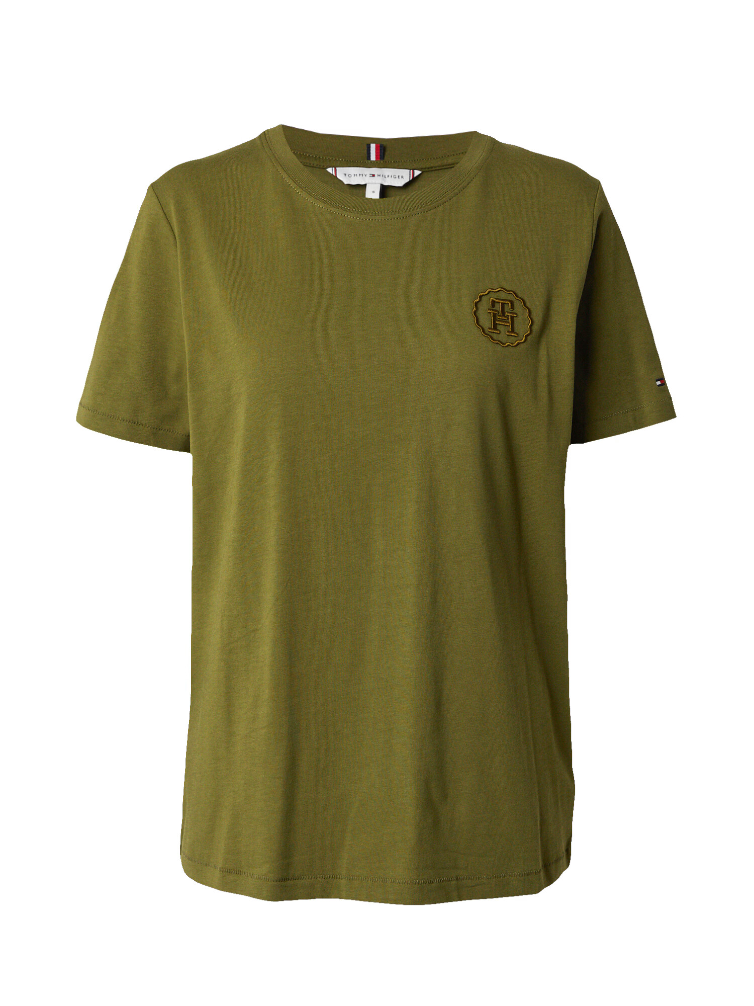 TOMMY HILFIGER Tricou verde stuf - Pled.ro