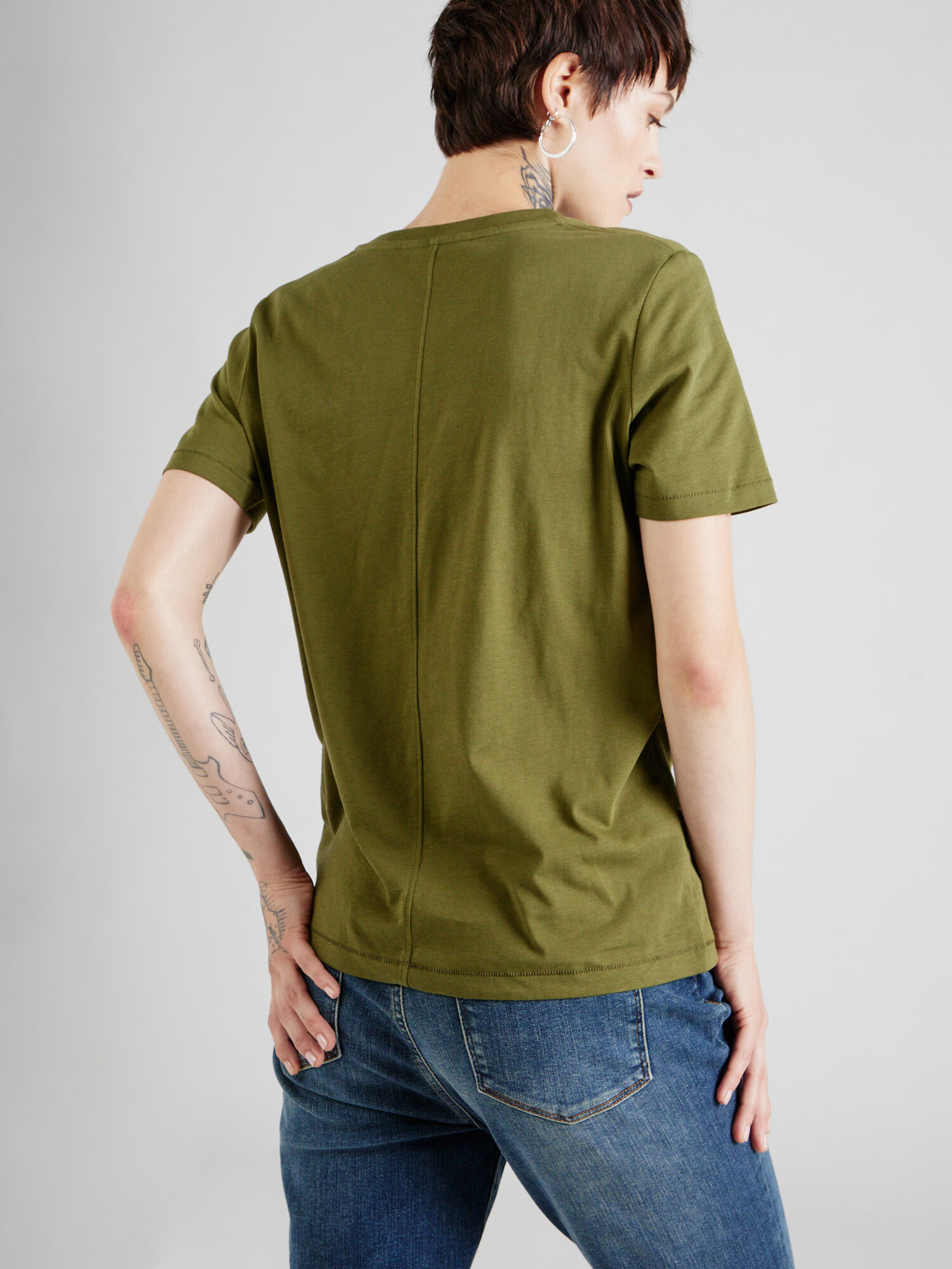 TOMMY HILFIGER Tricou verde stuf - Pled.ro