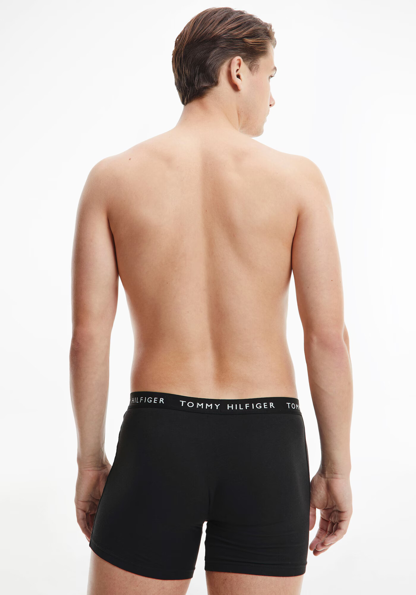 Tommy Hilfiger Underwear Boxeri negru / alb - Pled.ro