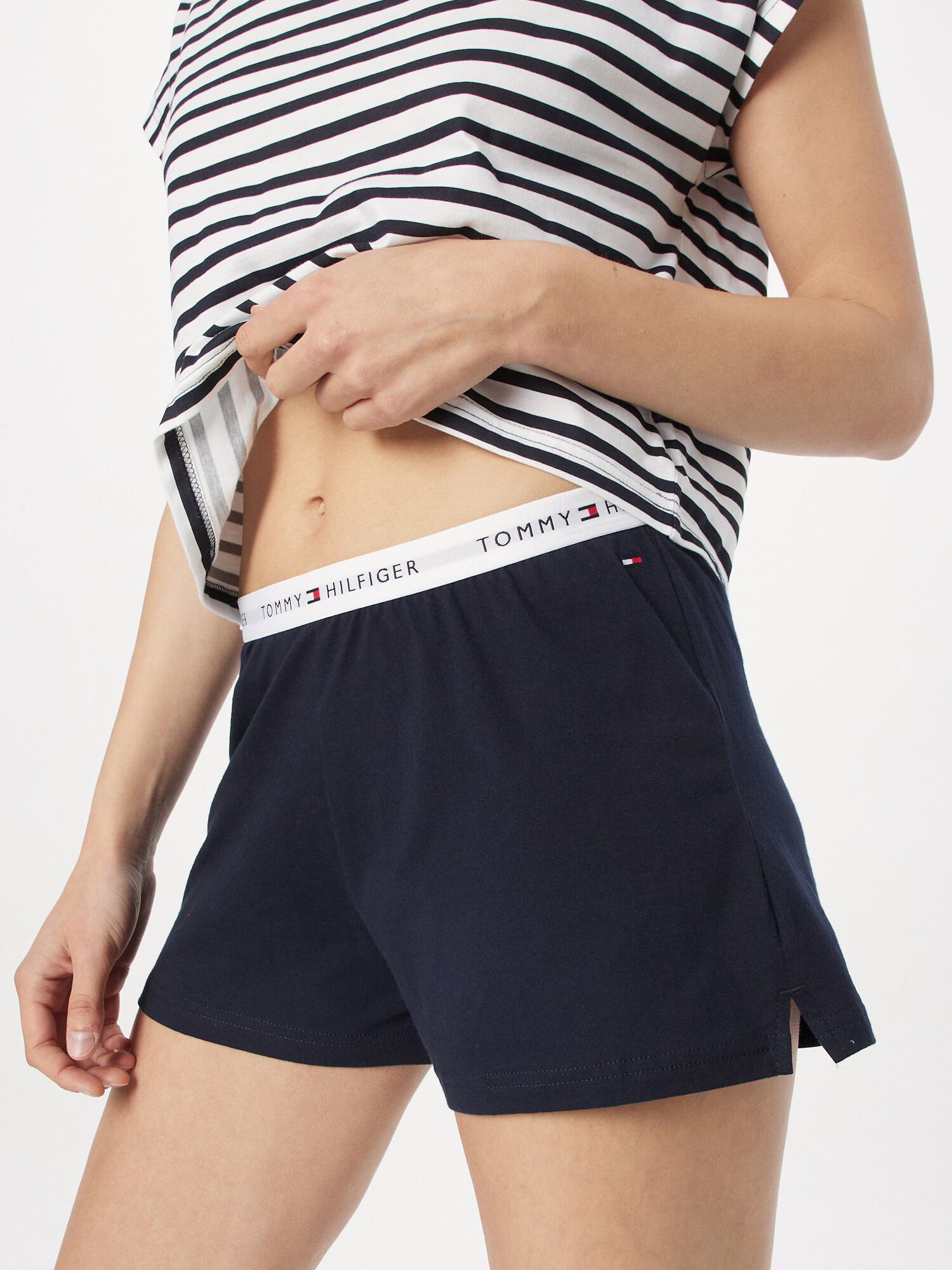 Tommy Hilfiger Underwear Pantaloni scurți albastru marin / alb - Pled.ro