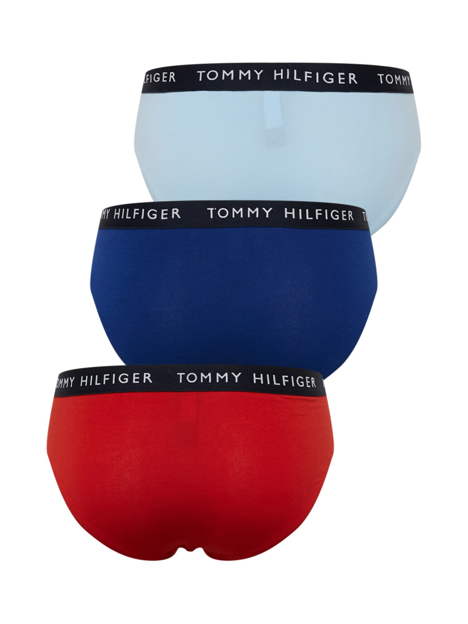 Tommy Hilfiger Underwear Slip bleumarin / albastru deschis / roșu ruginiu / negru - Pled.ro