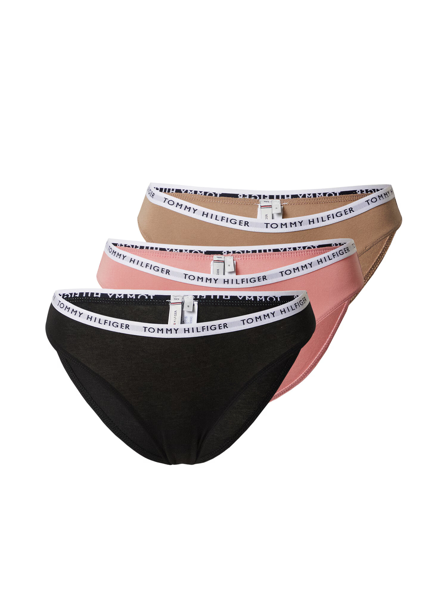 TOMMY HILFIGER Slip maro deschis / roz pal / negru / alb - Pled.ro