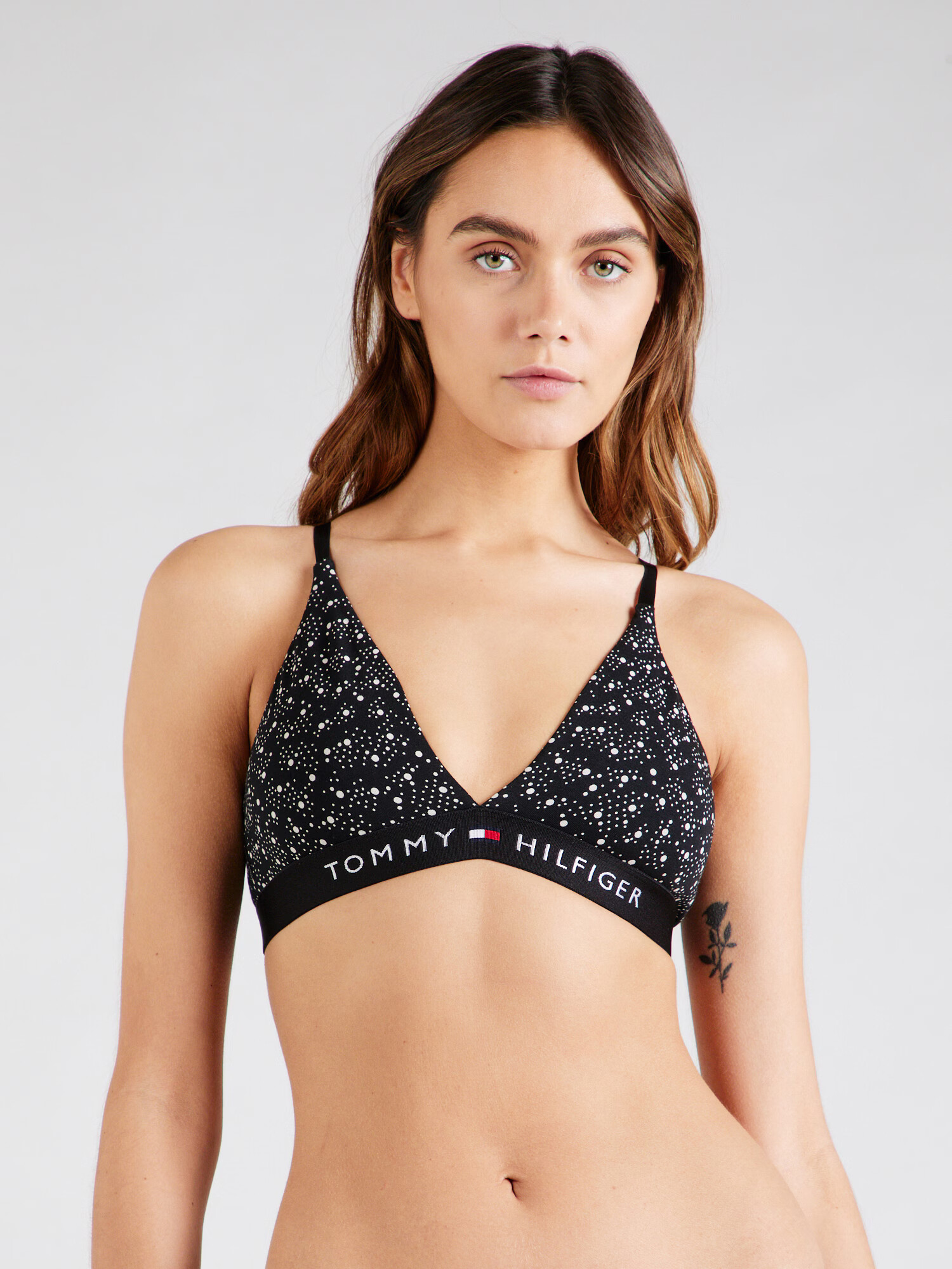 Tommy Hilfiger Underwear Sutien albastru închis / roșu / negru / alb - Pled.ro