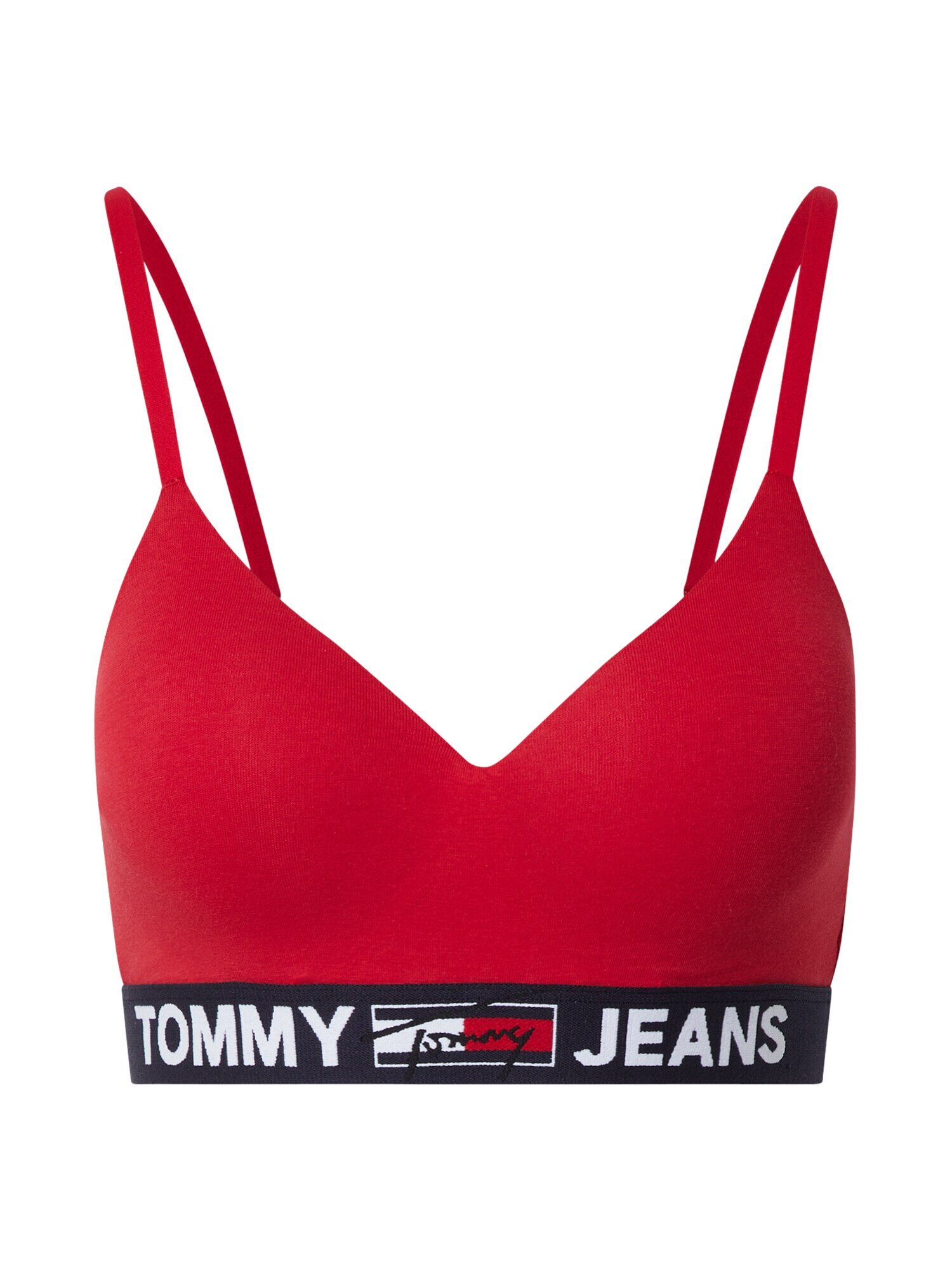 Tommy Hilfiger Underwear Sutien albastru noapte / roșu / alb - Pled.ro