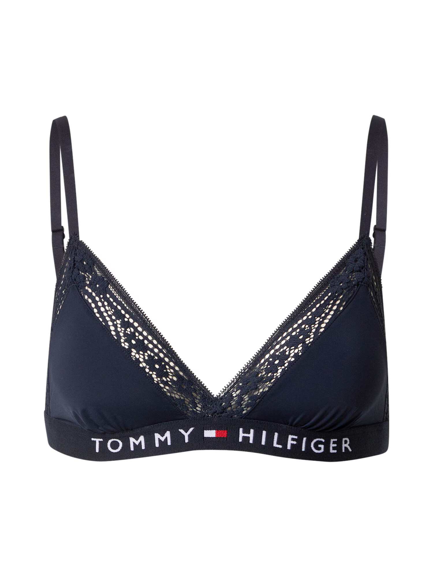 Tommy Hilfiger Underwear Sutien bleumarin / roșu / alb - Pled.ro