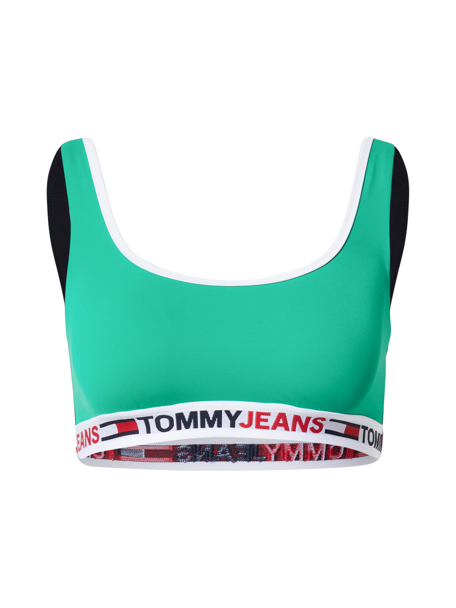 Tommy Hilfiger Underwear Sutien costum de baie 'Bralette' bleumarin / verde jad / roșu / alb - Pled.ro