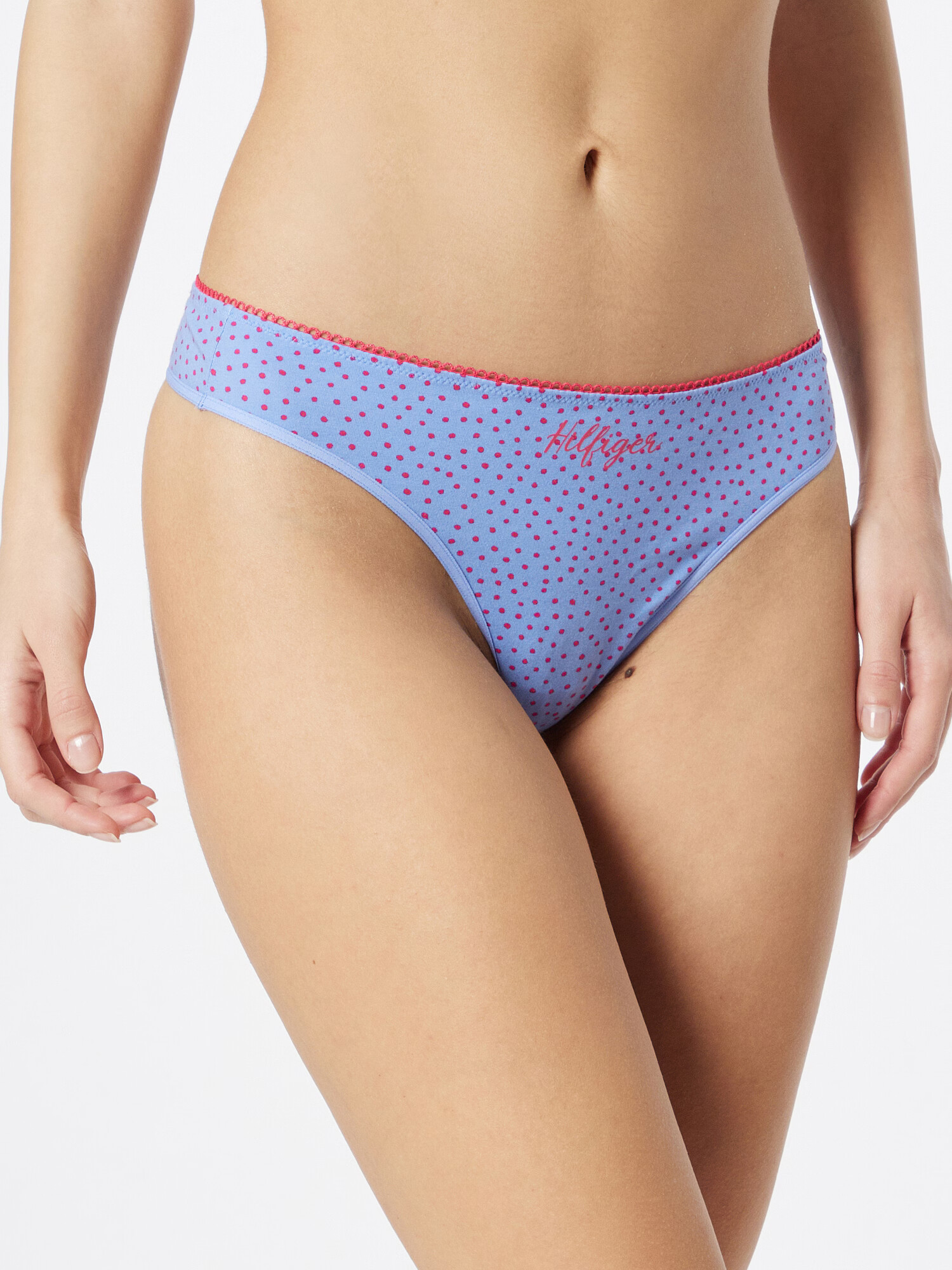 Tommy Hilfiger Underwear Tanga albastru deschis / roz / roșu / negru - Pled.ro