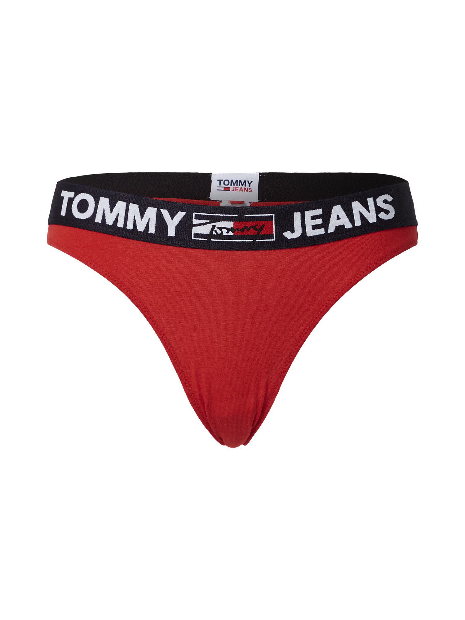 Tommy Hilfiger Underwear Tanga albastru închis / roșu carmin / alb - Pled.ro