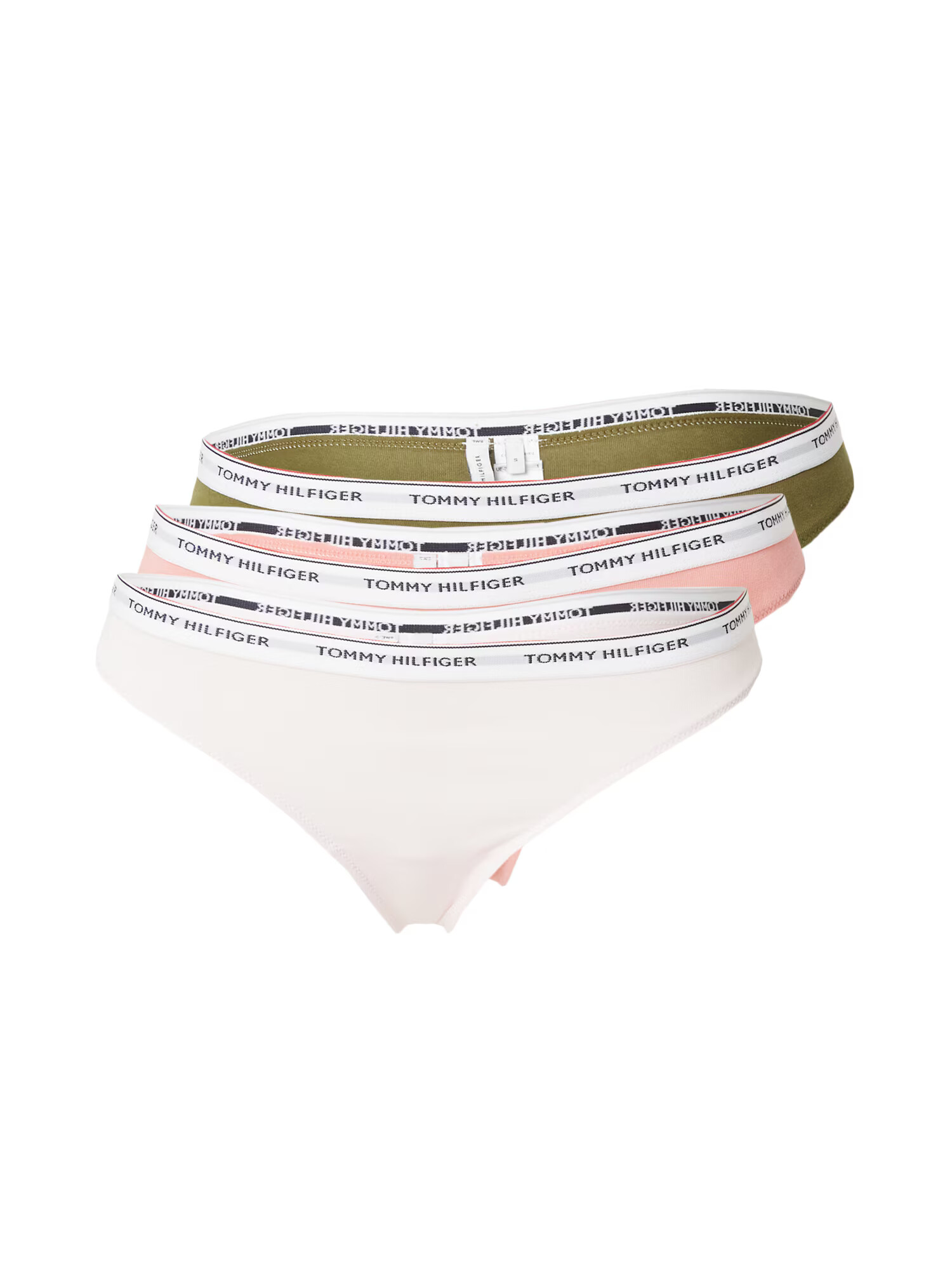 TOMMY HILFIGER Tanga bej / oliv / roz - Pled.ro