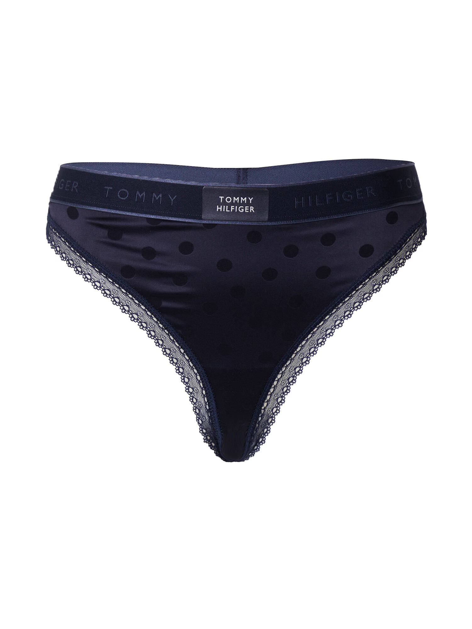 Tommy Hilfiger Underwear Tanga bleumarin - Pled.ro