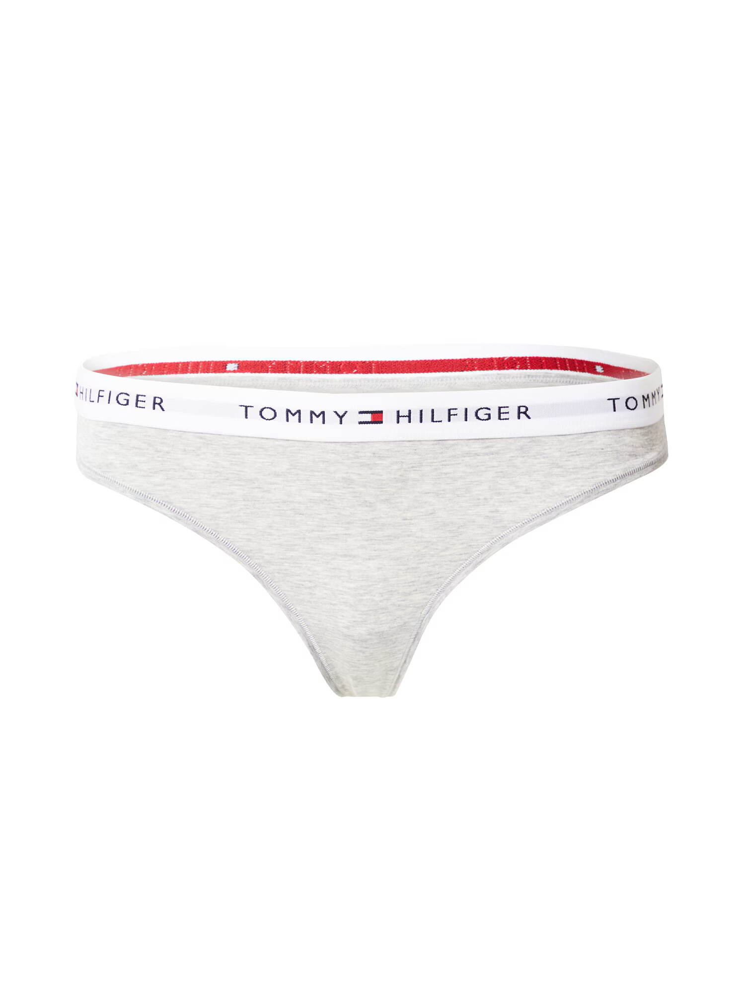 Tommy Hilfiger Underwear Tanga bleumarin / gri amestecat / roşu închis / alb - Pled.ro