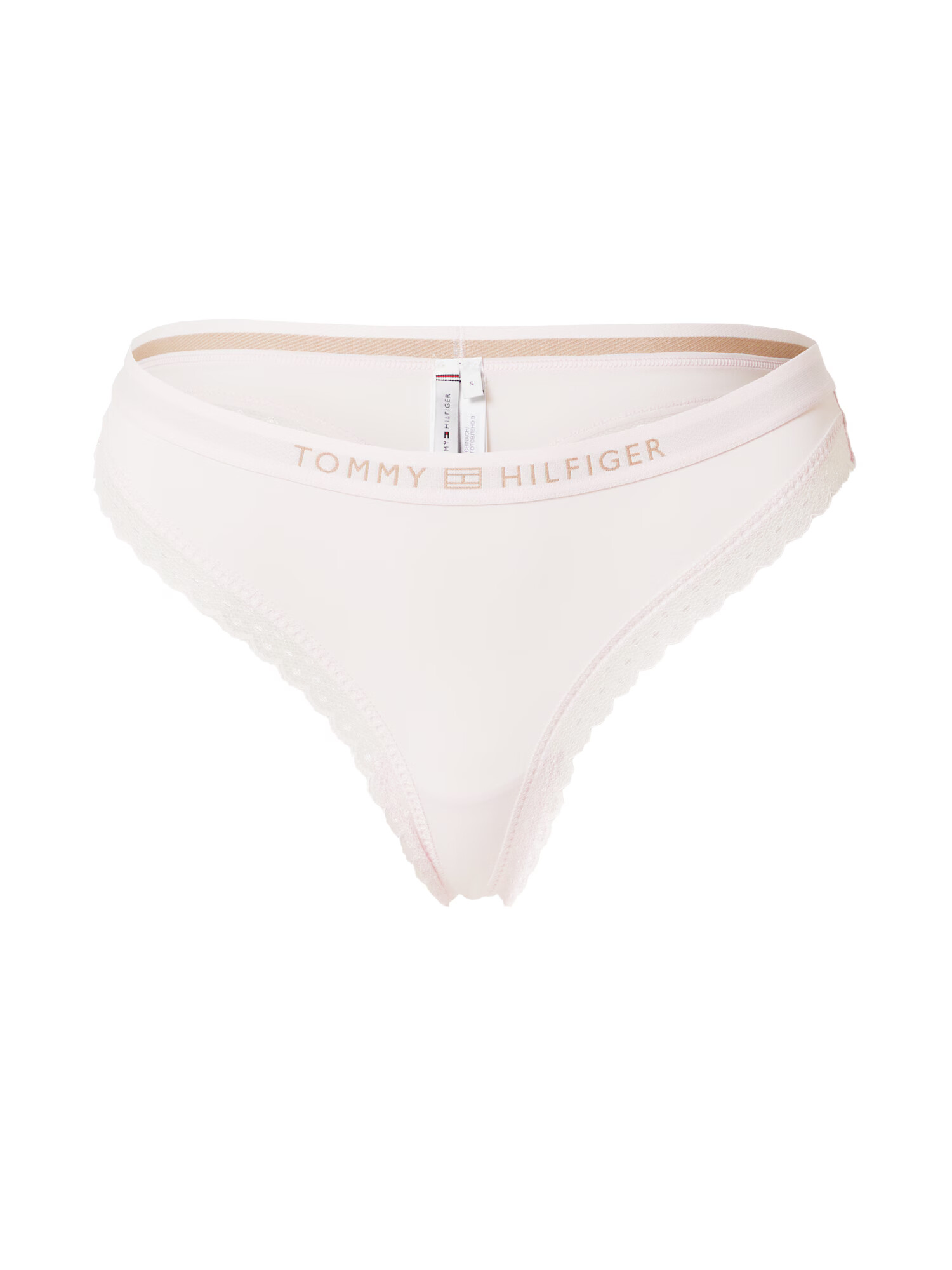 Tommy Hilfiger Underwear Tanga bej / roz pastel - Pled.ro