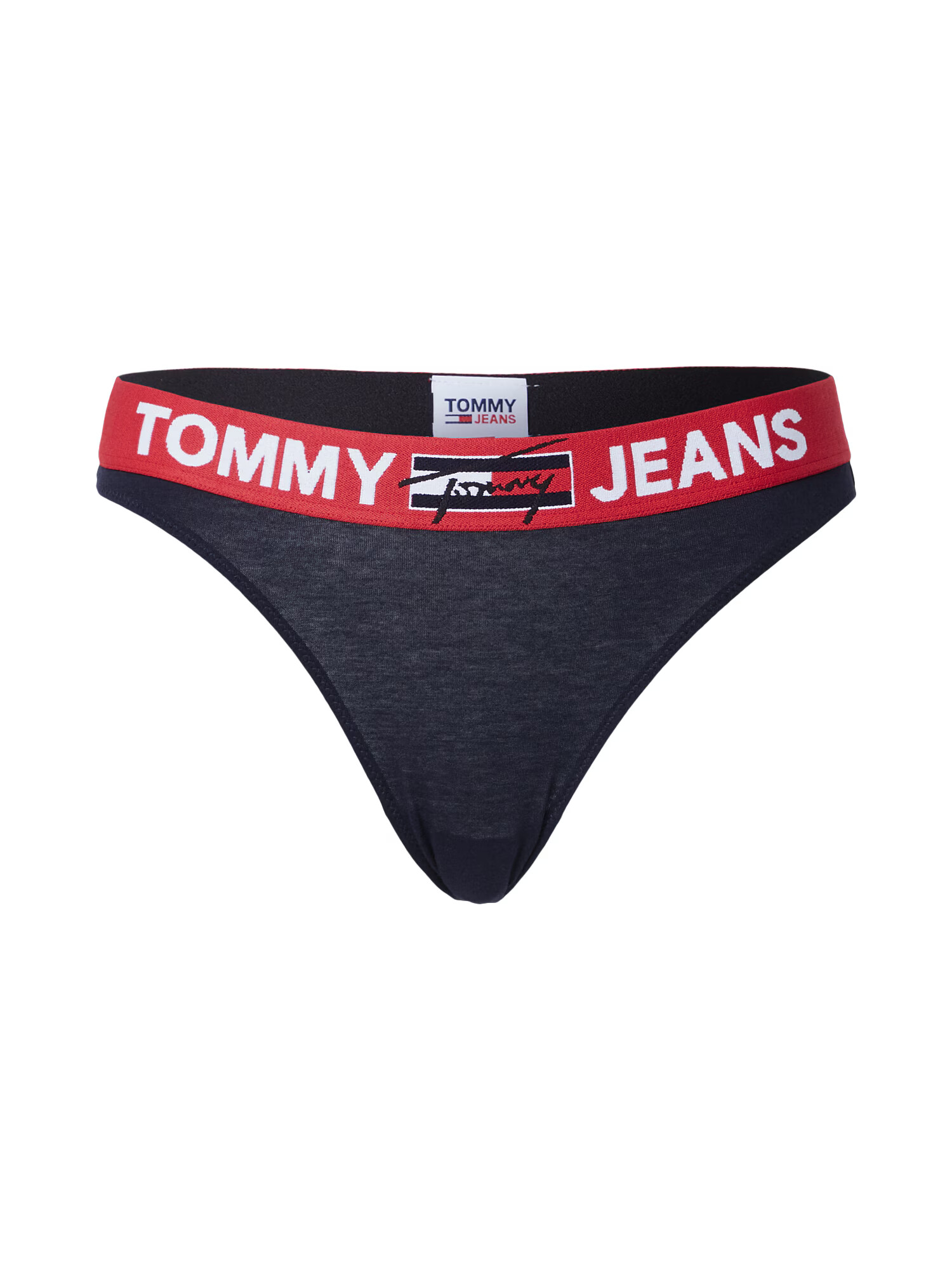 Tommy Hilfiger Underwear Tanga roși aprins / negru amestecat / alb - Pled.ro