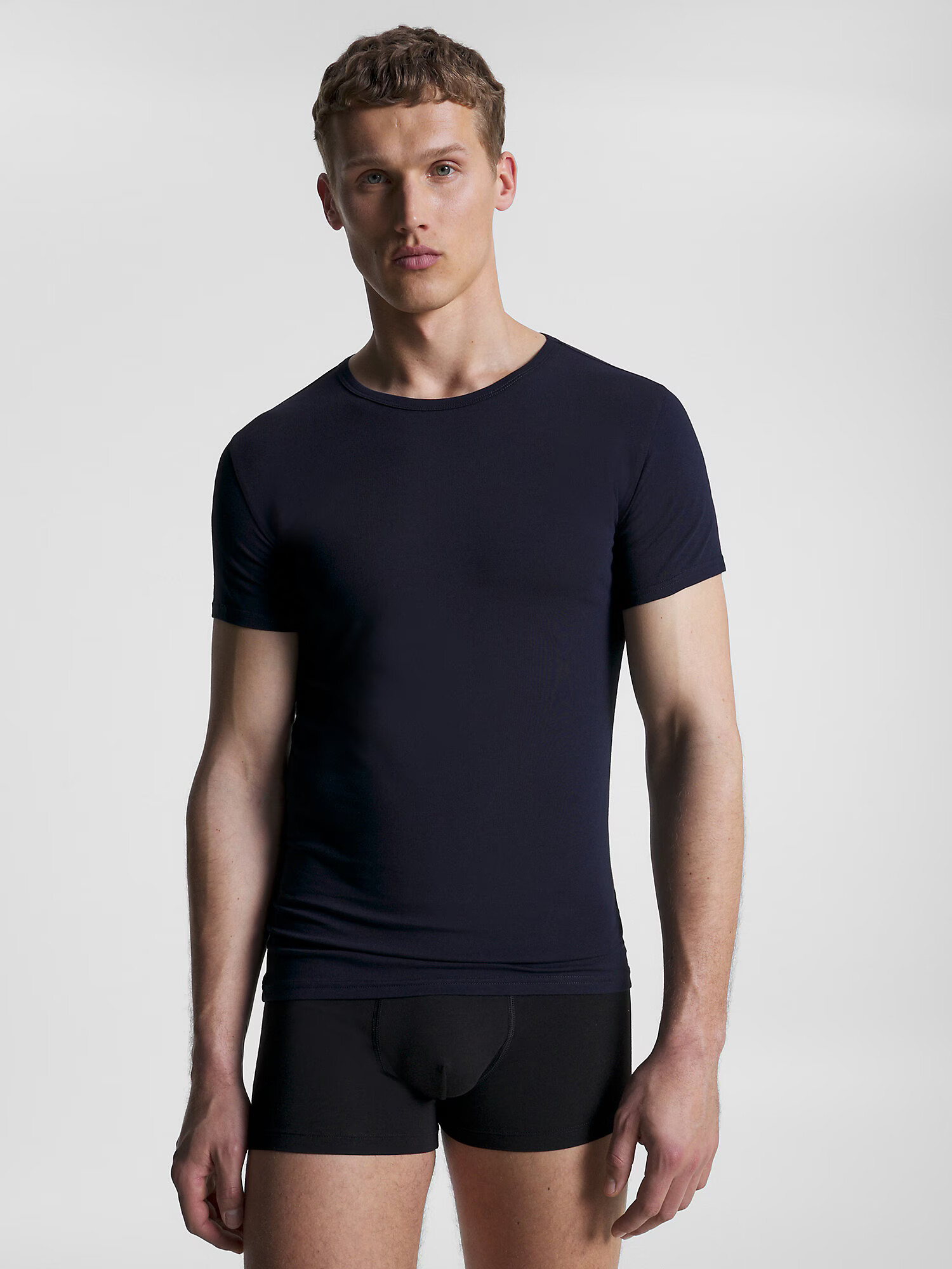 Tommy Hilfiger Underwear Tricou bleumarin / negru / alb - Pled.ro