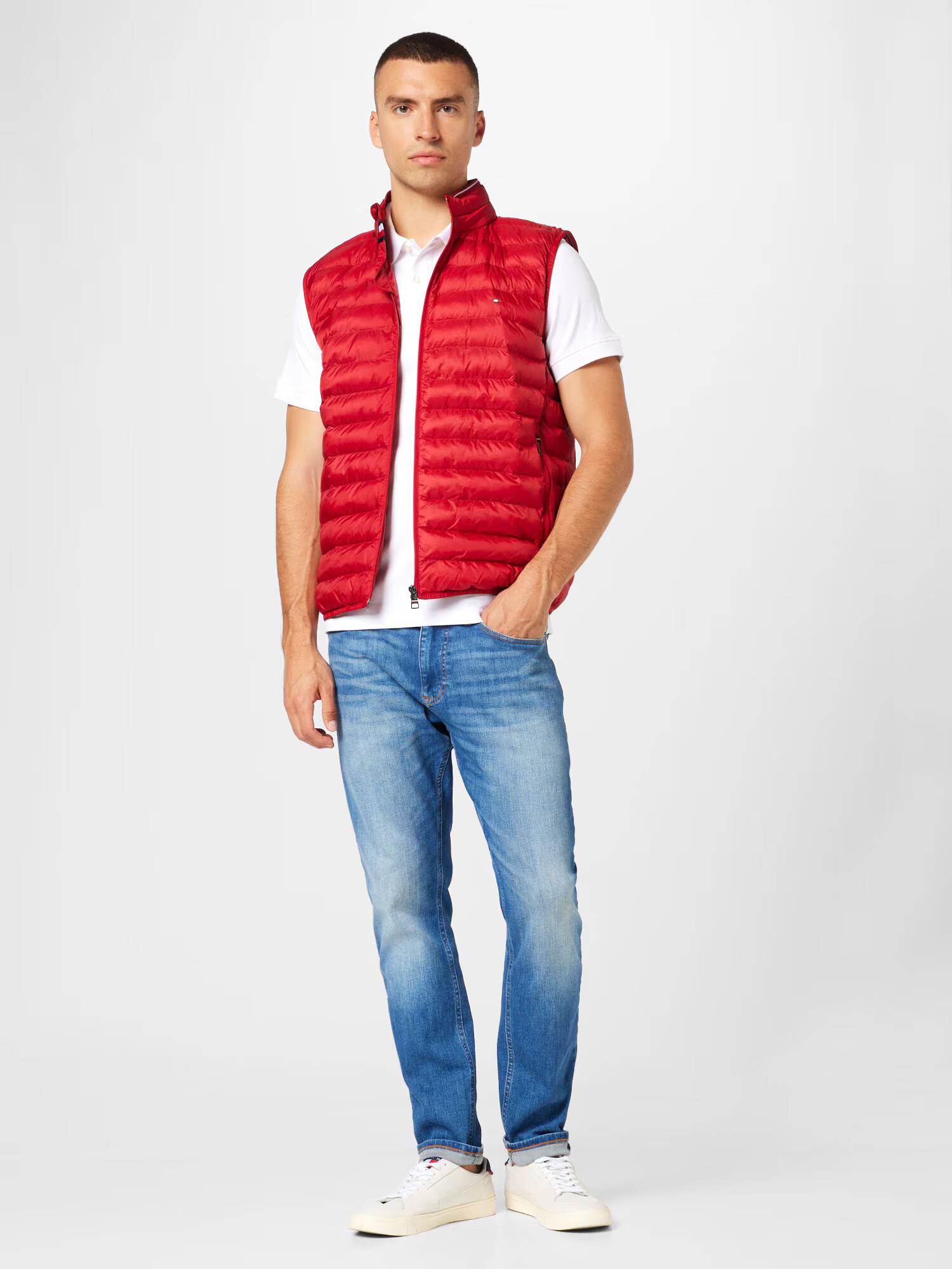 TOMMY HILFIGER Vestă albastru / roșu / alb - Pled.ro