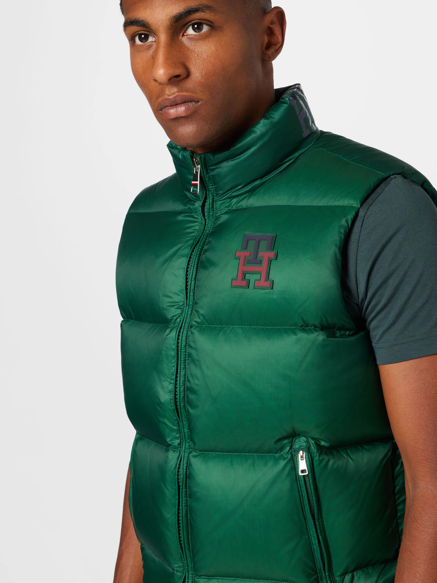 TOMMY HILFIGER Vestă 'ZERO GRAVITY' verde închis - Pled.ro