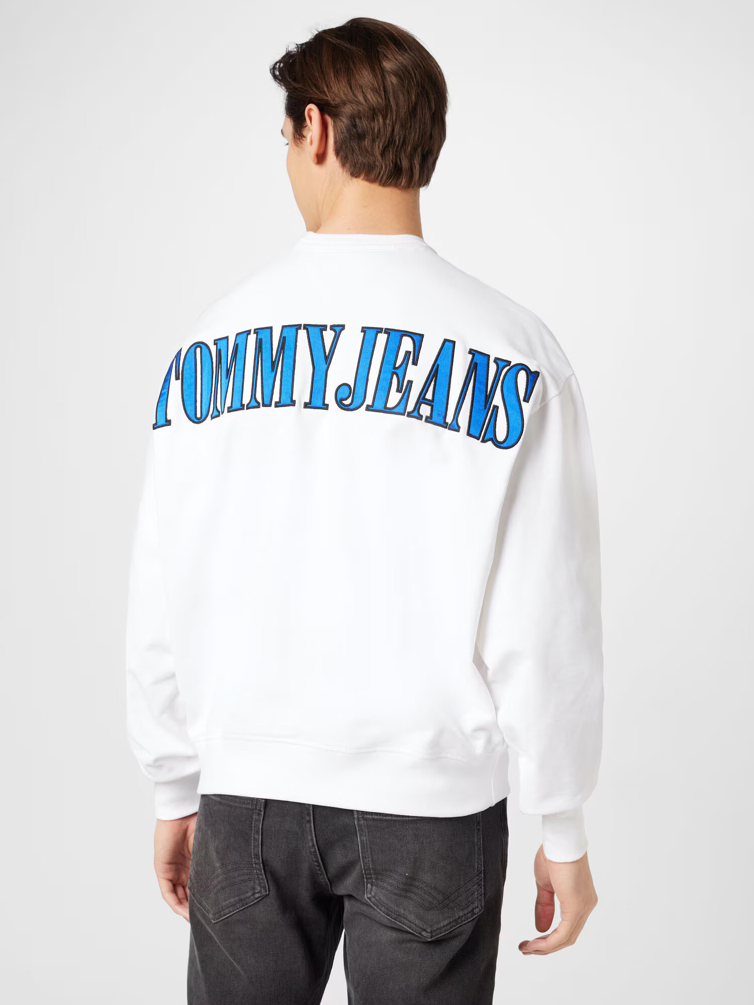 Tommy Jeans Bluză de molton albastru / bleumarin / roșu / alb - Pled.ro