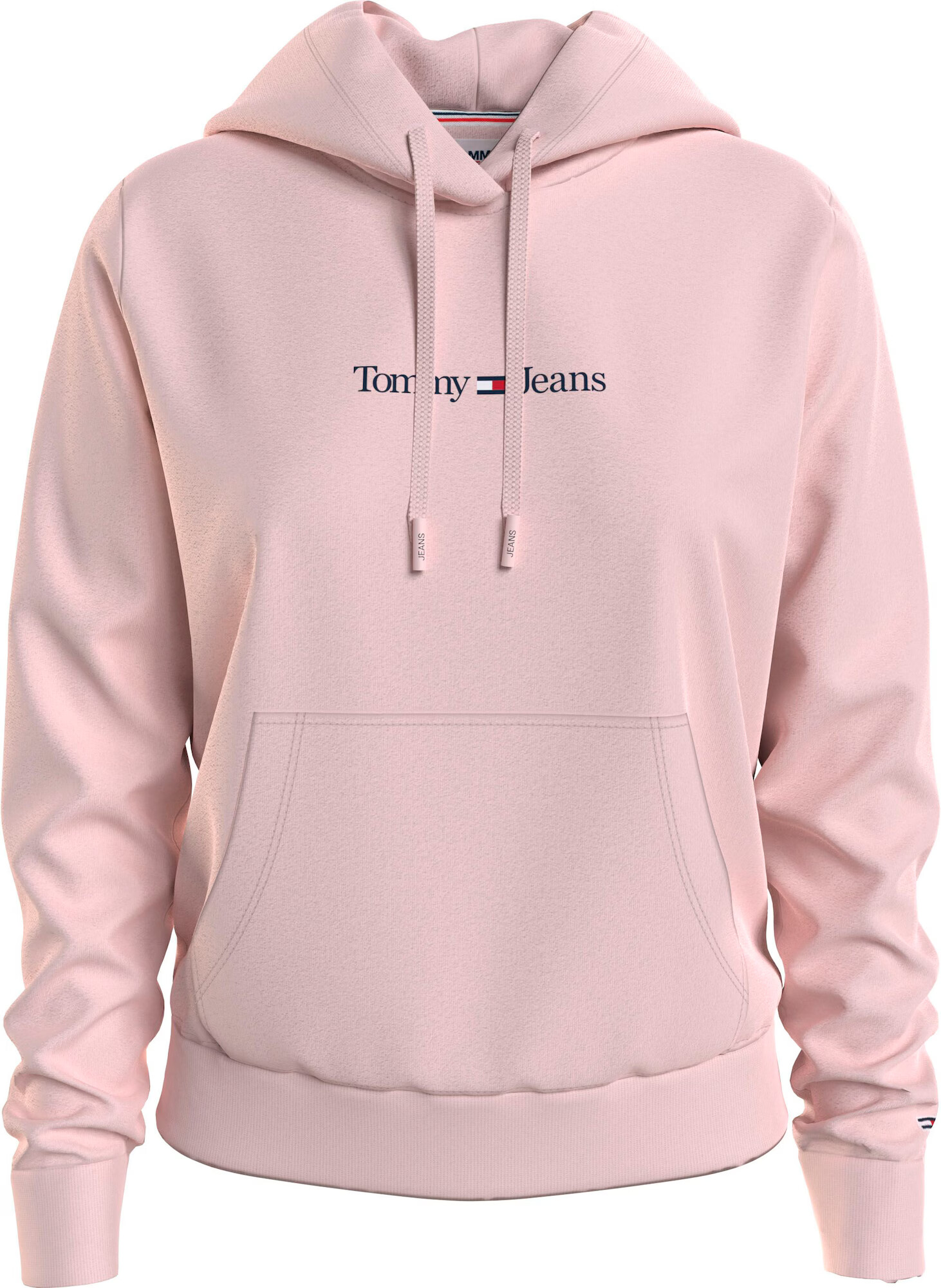 Tommy Jeans Bluză de molton albastru marin / roz / roşu închis / alb - Pled.ro