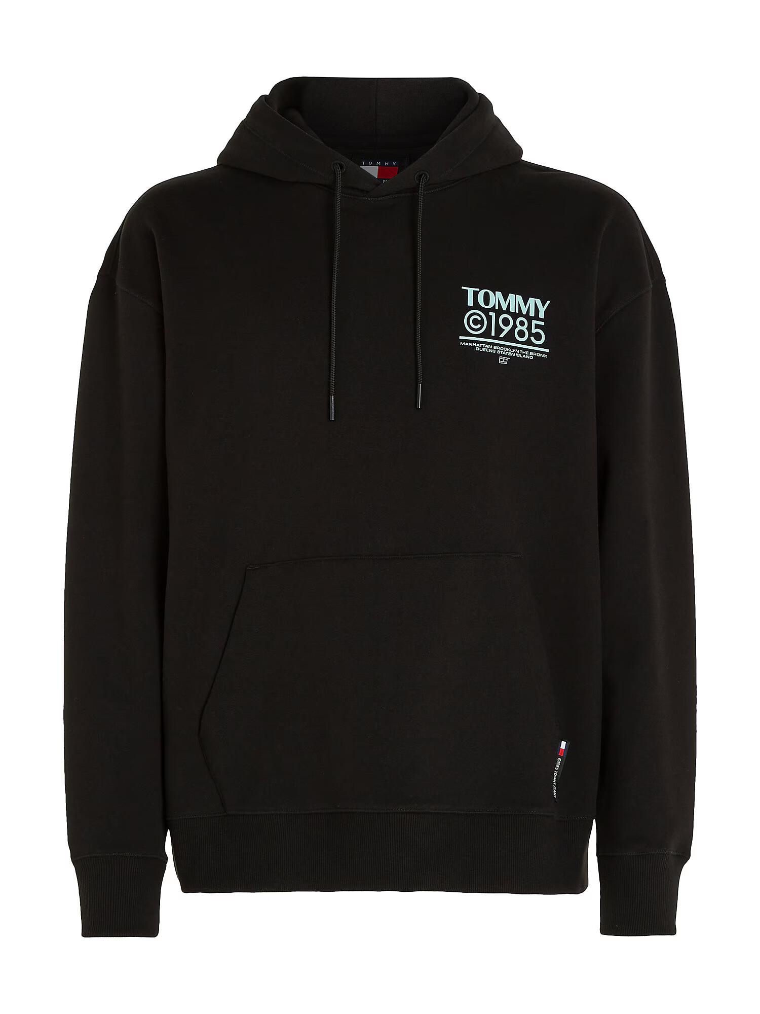 Tommy Jeans Bluză de molton albastru pastel / negru - Pled.ro