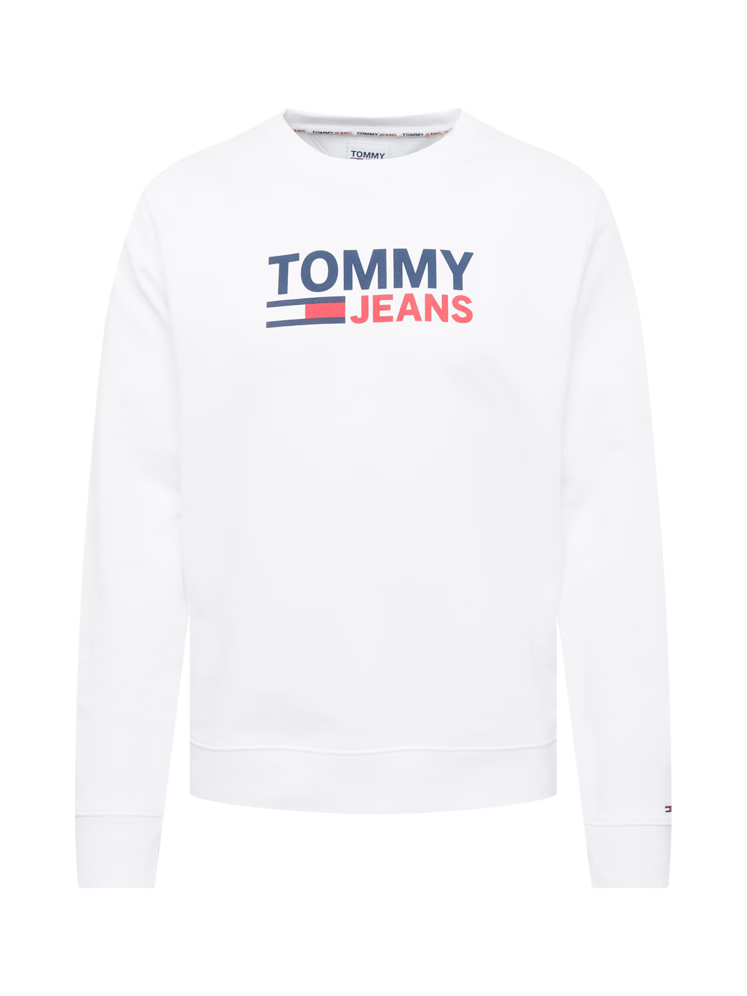 Tommy Jeans Bluză de molton albastru / roșu / alb - Pled.ro