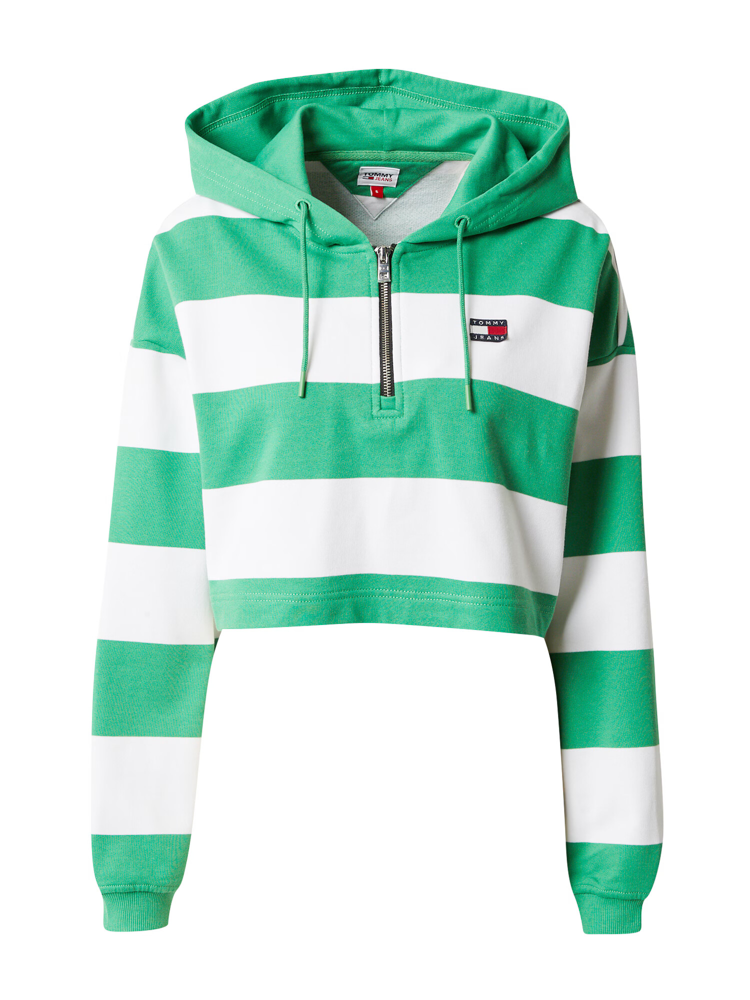 Tommy Jeans Bluză de molton albastru / verde / roșu / alb - Pled.ro