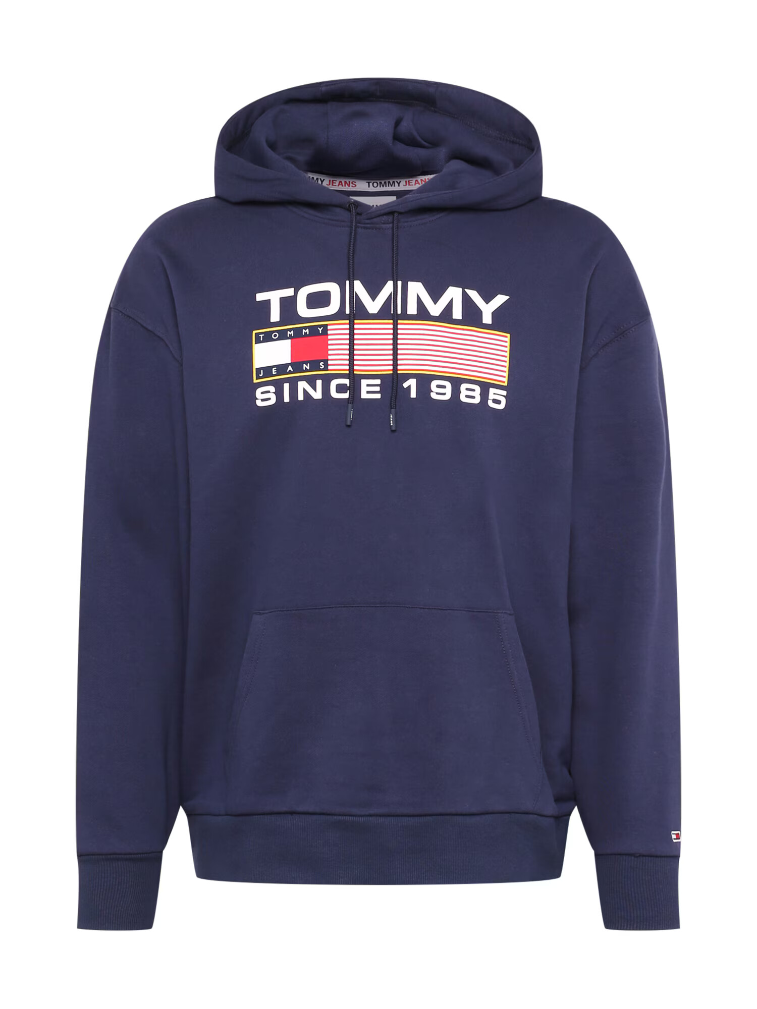 Tommy Jeans Bluză de molton bleumarin / galben / roșu / alb - Pled.ro