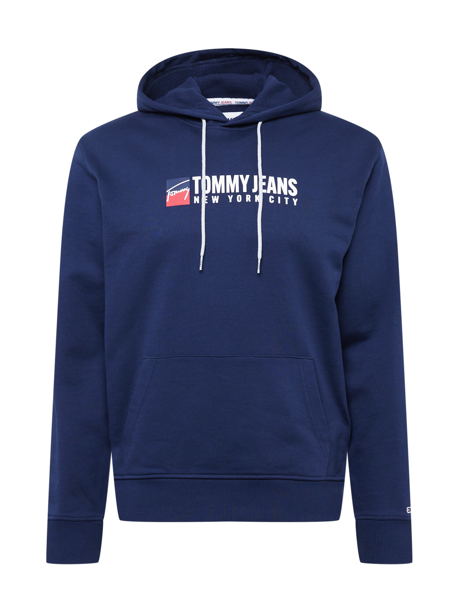 Tommy Jeans Bluză de molton bleumarin / roșu / alb - Pled.ro