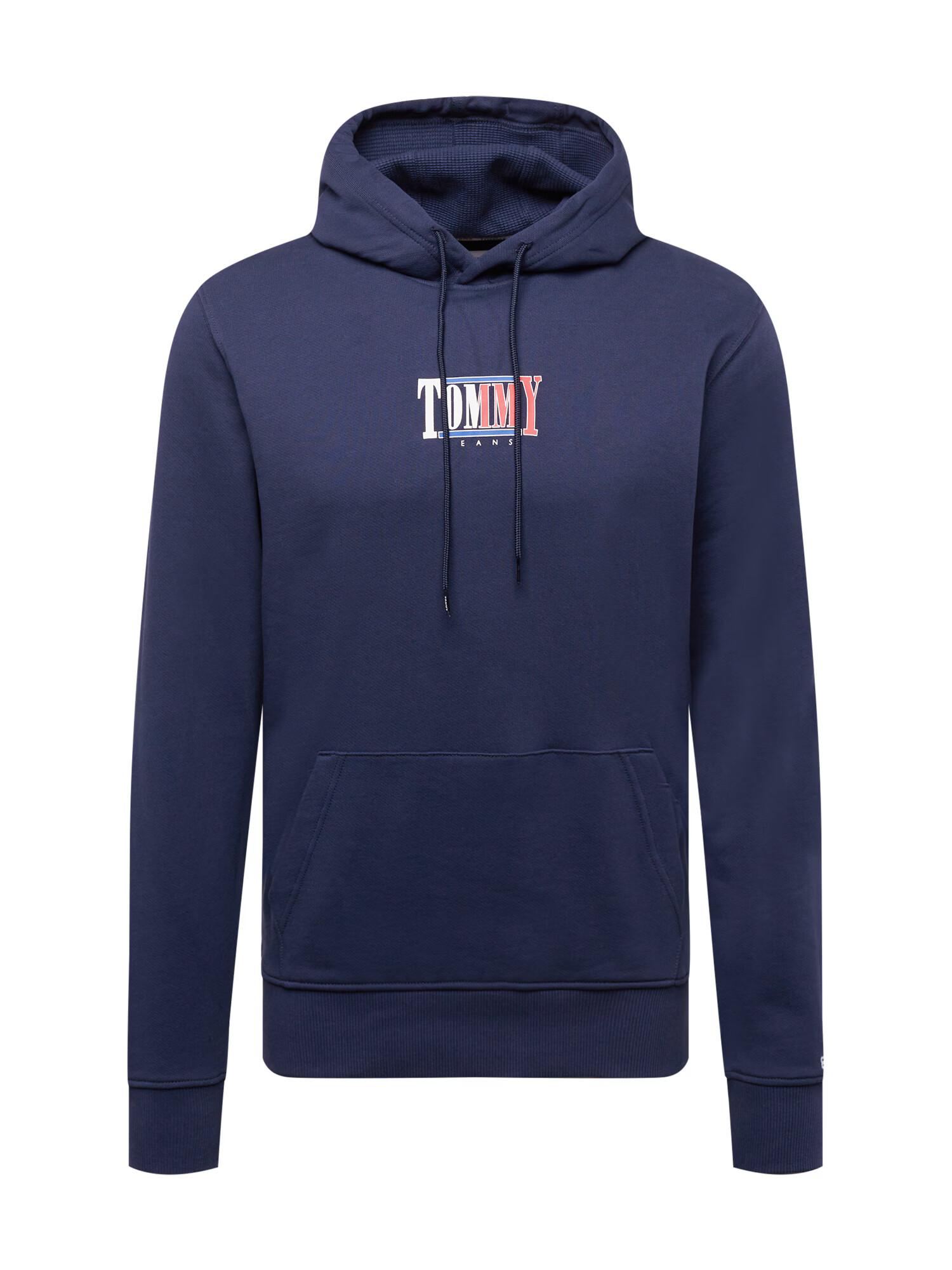 Tommy Jeans Bluză de molton bleumarin / roșu / alb - Pled.ro