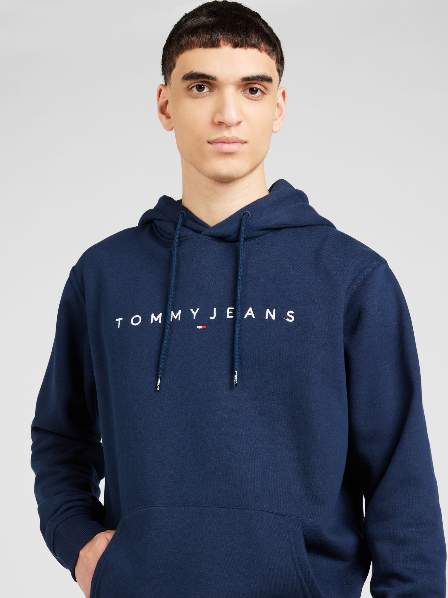 Tommy Jeans Bluză de molton bleumarin / roșu / alb - Pled.ro