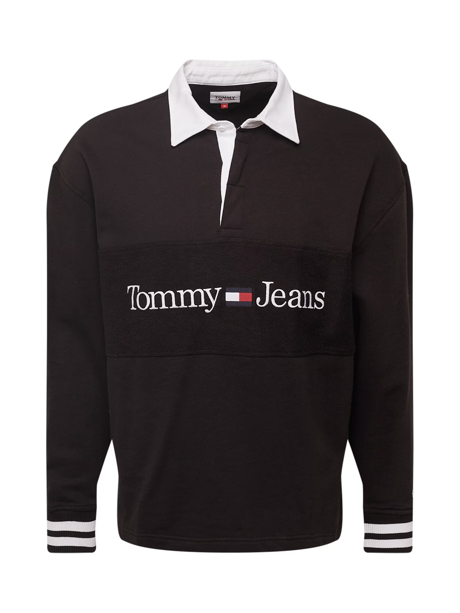 Tommy Jeans Bluză de molton bleumarin / sângeriu / negru / alb - Pled.ro