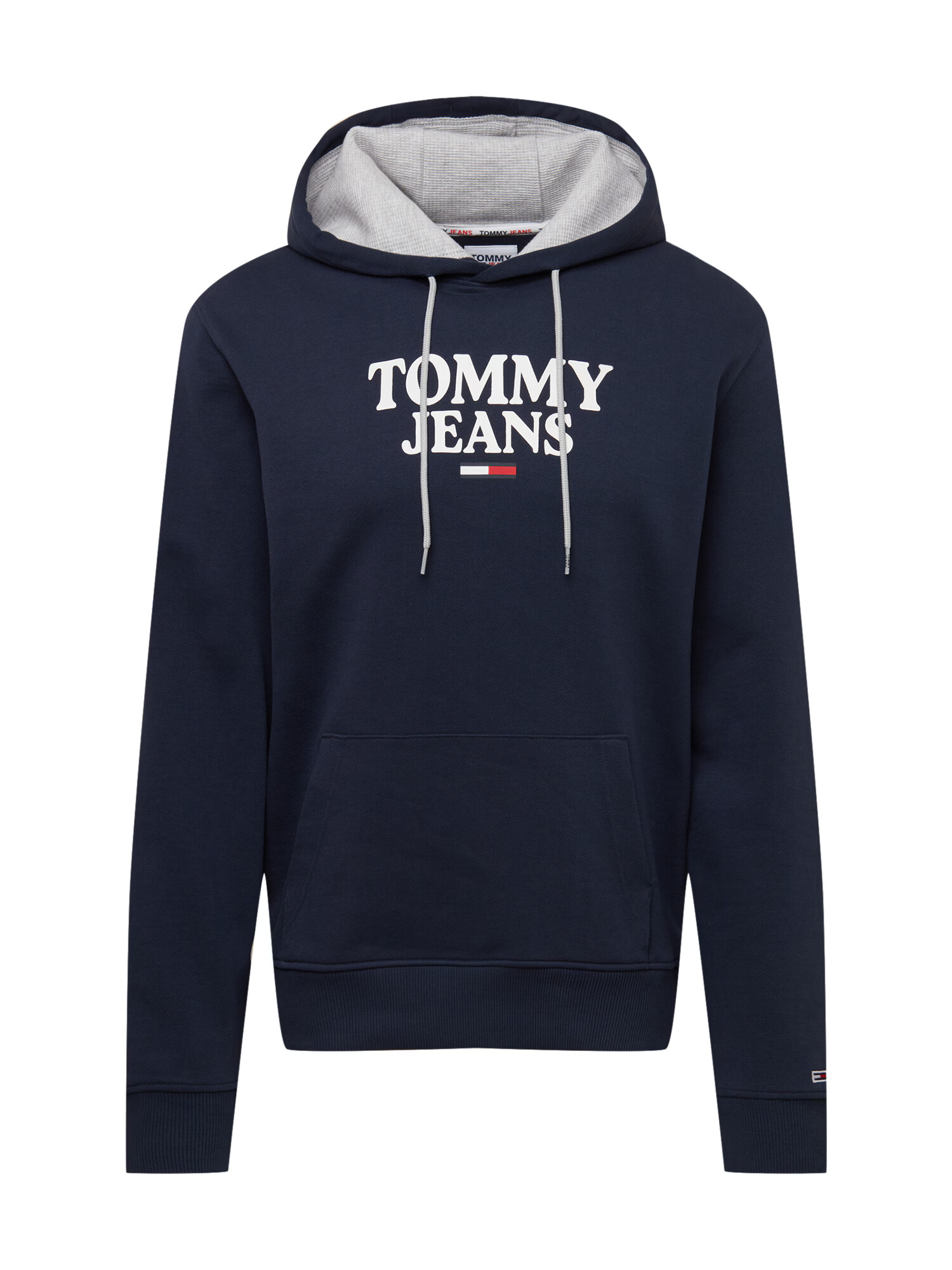 Tommy Jeans Bluză de molton 'Entry' bleumarin / gri deschis / roșu / alb - Pled.ro