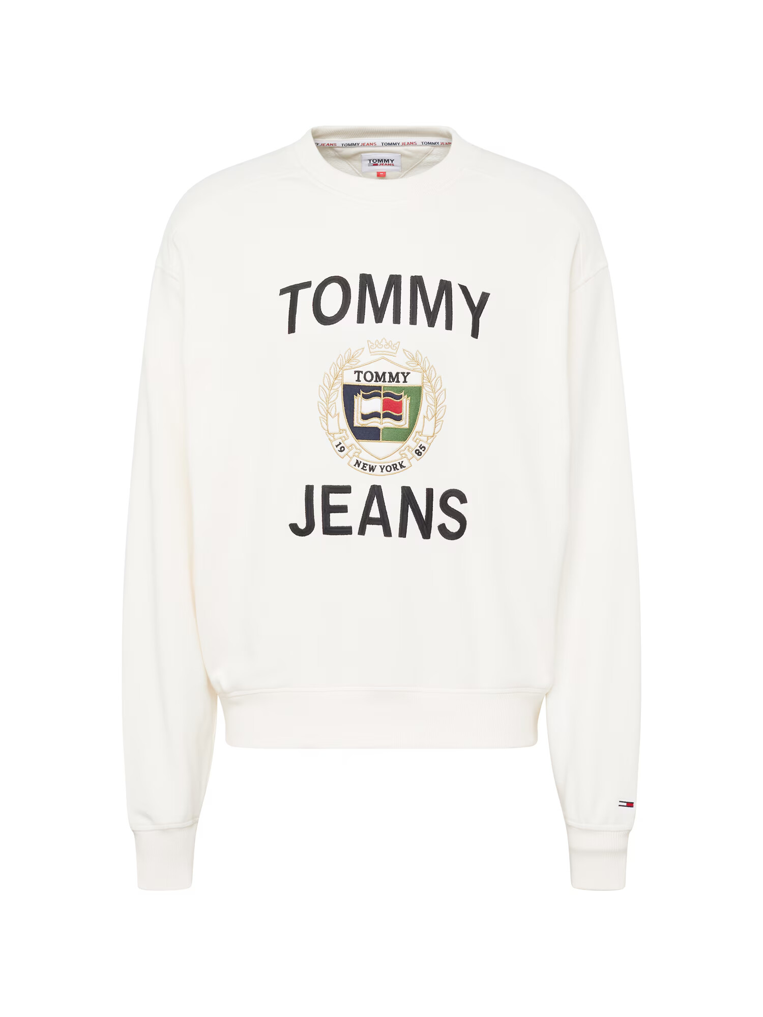 Tommy Jeans Bluză de molton bleumarin / verde deschis / roșu / alb - Pled.ro