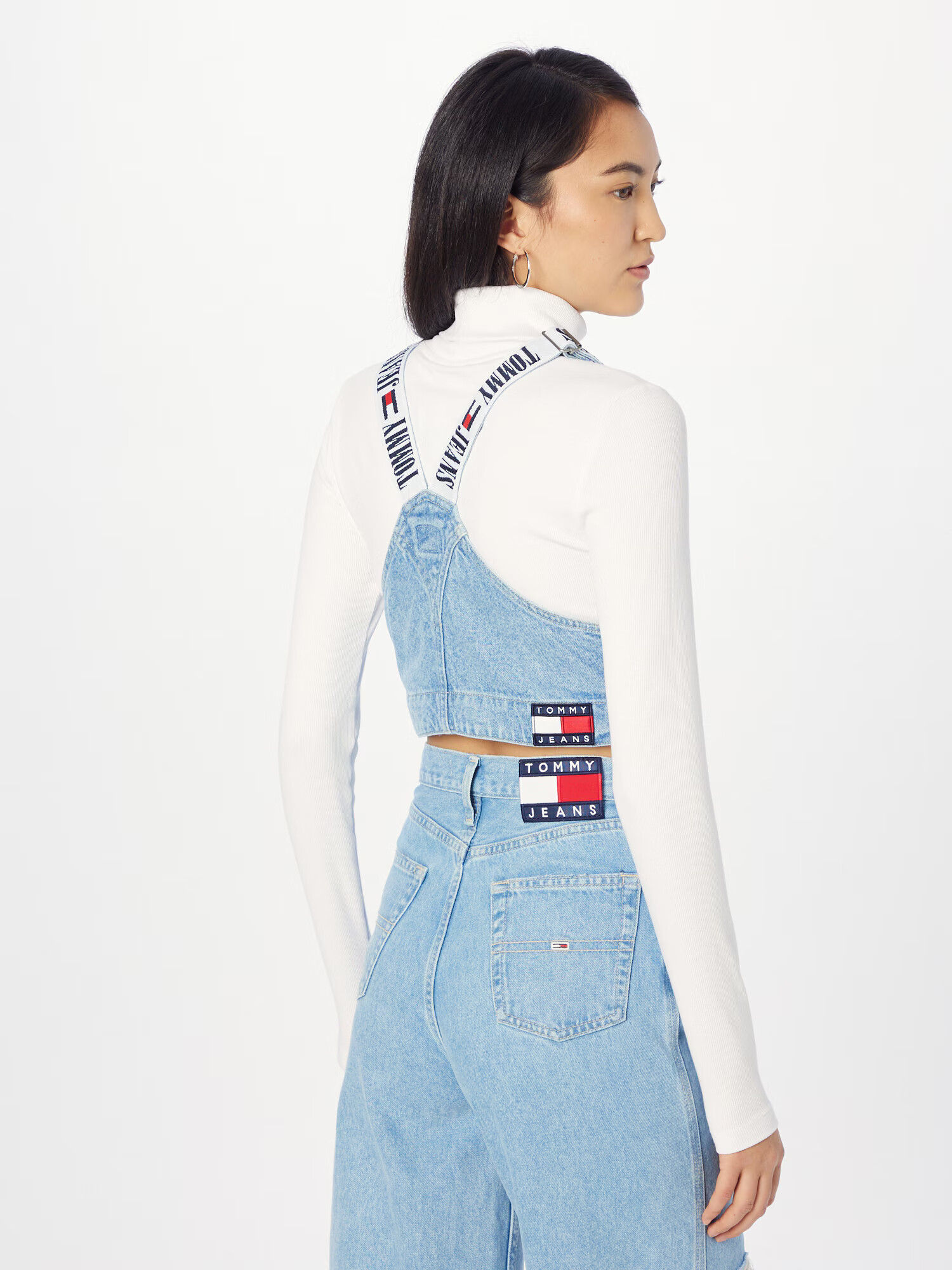 Tommy Jeans Bluză 'DUNGAREE' albastru denim - Pled.ro