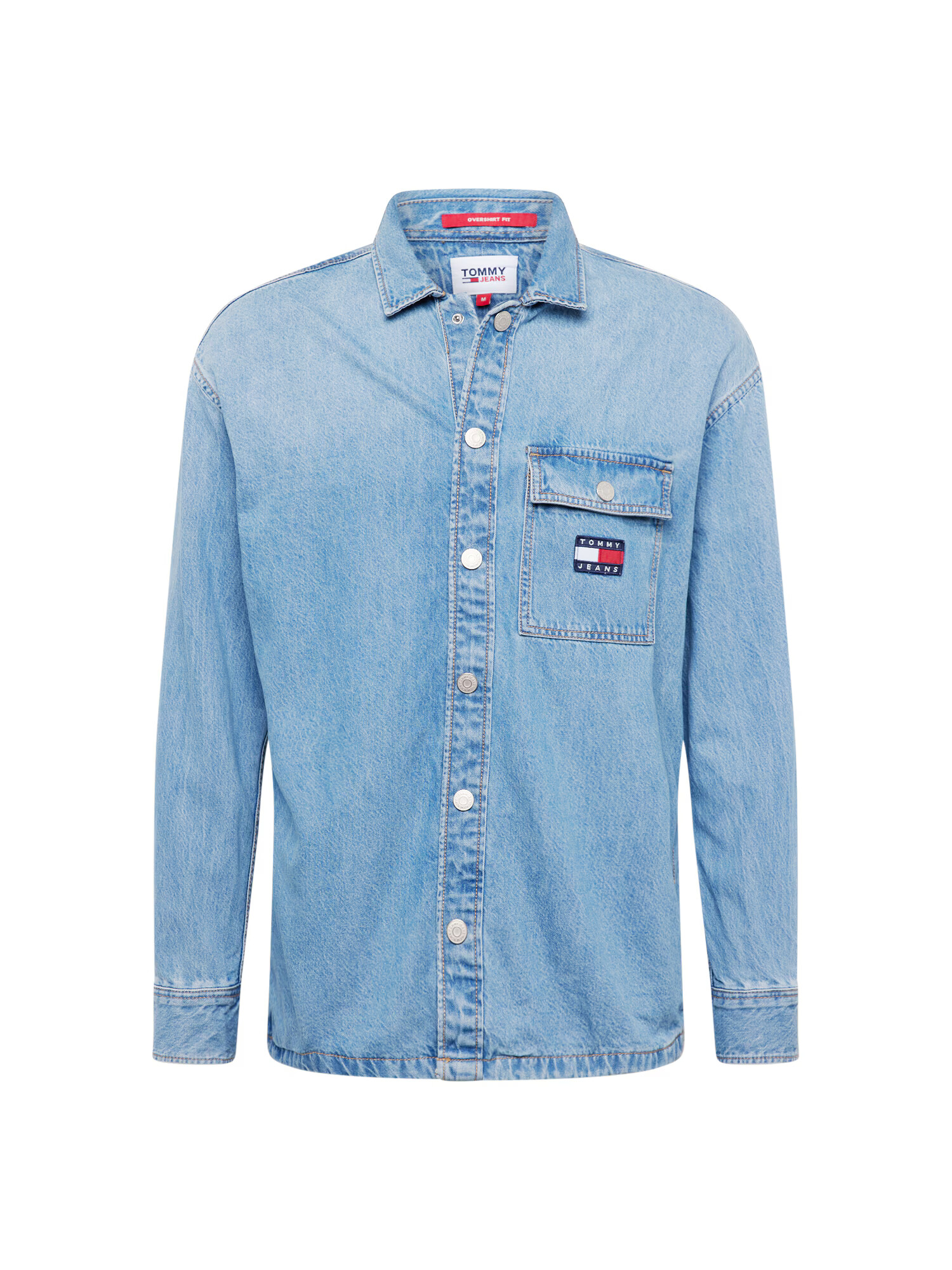 Tommy Jeans Cămașă bleumarin / albastru deschis / roșu / alb - Pled.ro