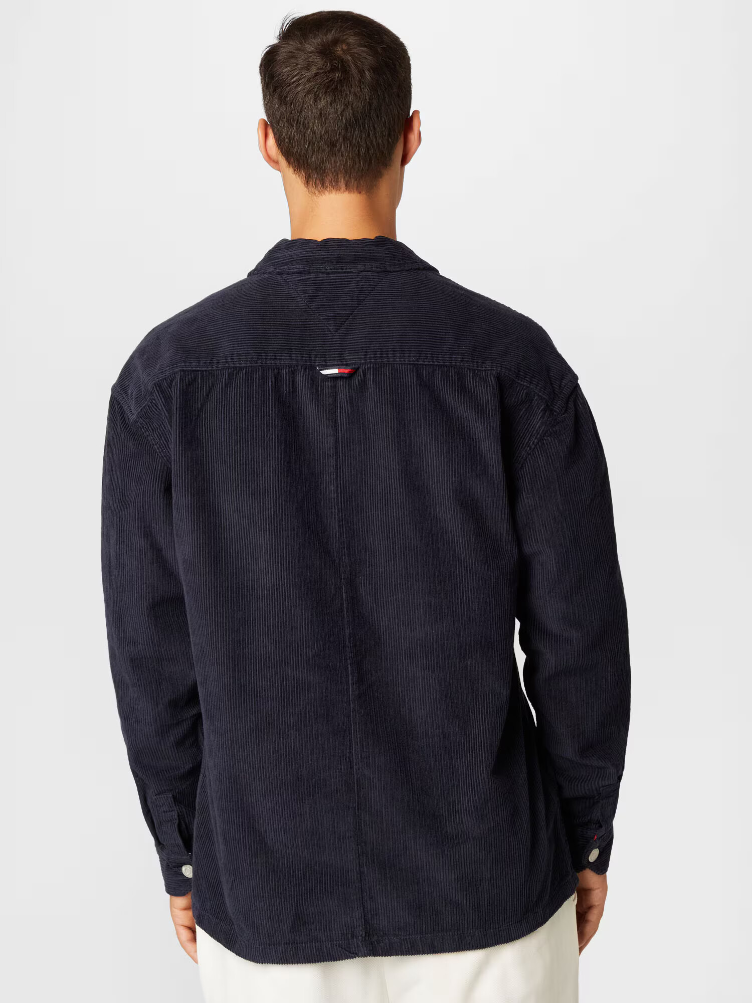 Tommy Jeans Cămașă bleumarin / albastru noapte / roșu / alb - Pled.ro