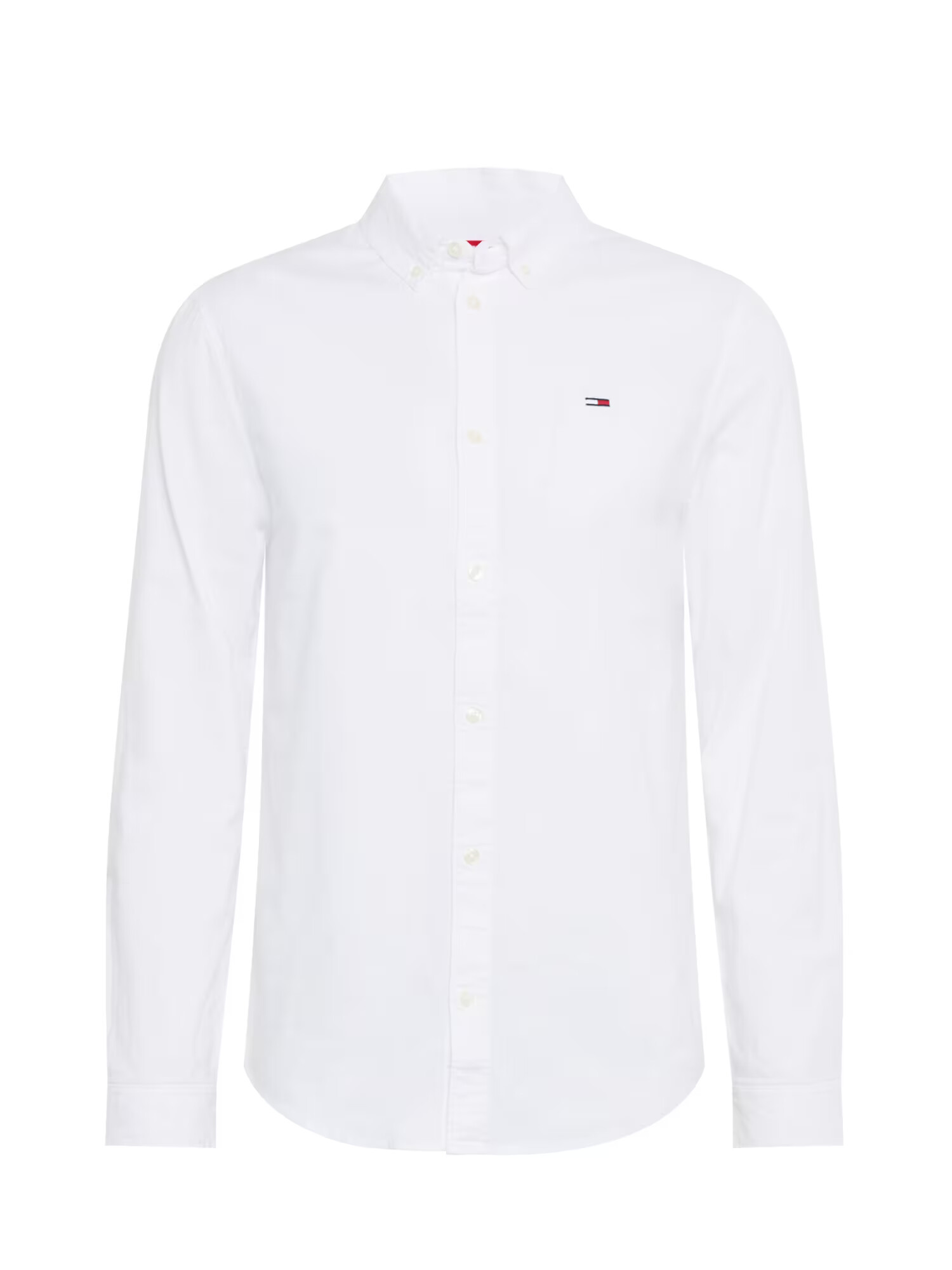 Tommy Jeans Cămașă 'Oxford' bleumarin / roșu deschis / alb - Pled.ro